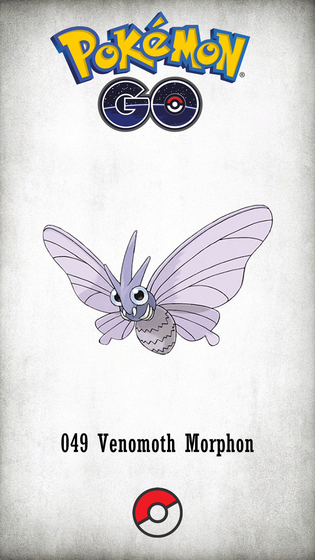 1250x2210 Character Venomoth Morphon, Phone