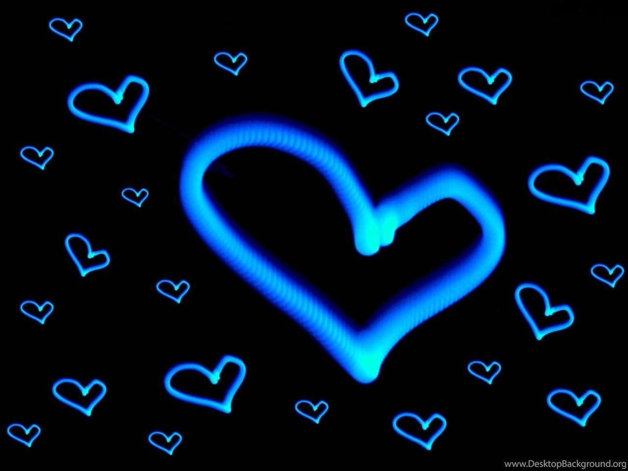 1280x960 Blue Heart Wallpaper Desktop Background, Desktop