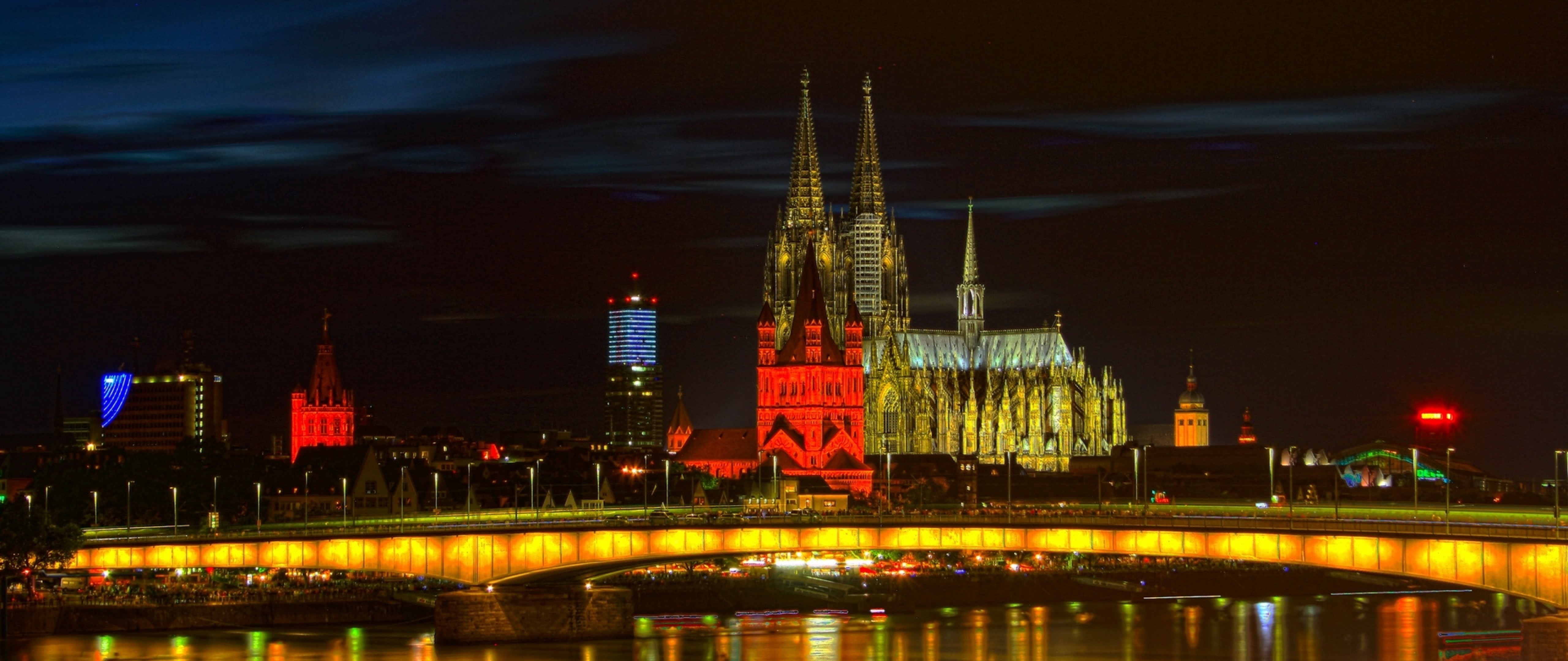 5120x2160 Cologne, Germany HD Wallpaper 4K Ultra HD Wide TV, Dual Screen