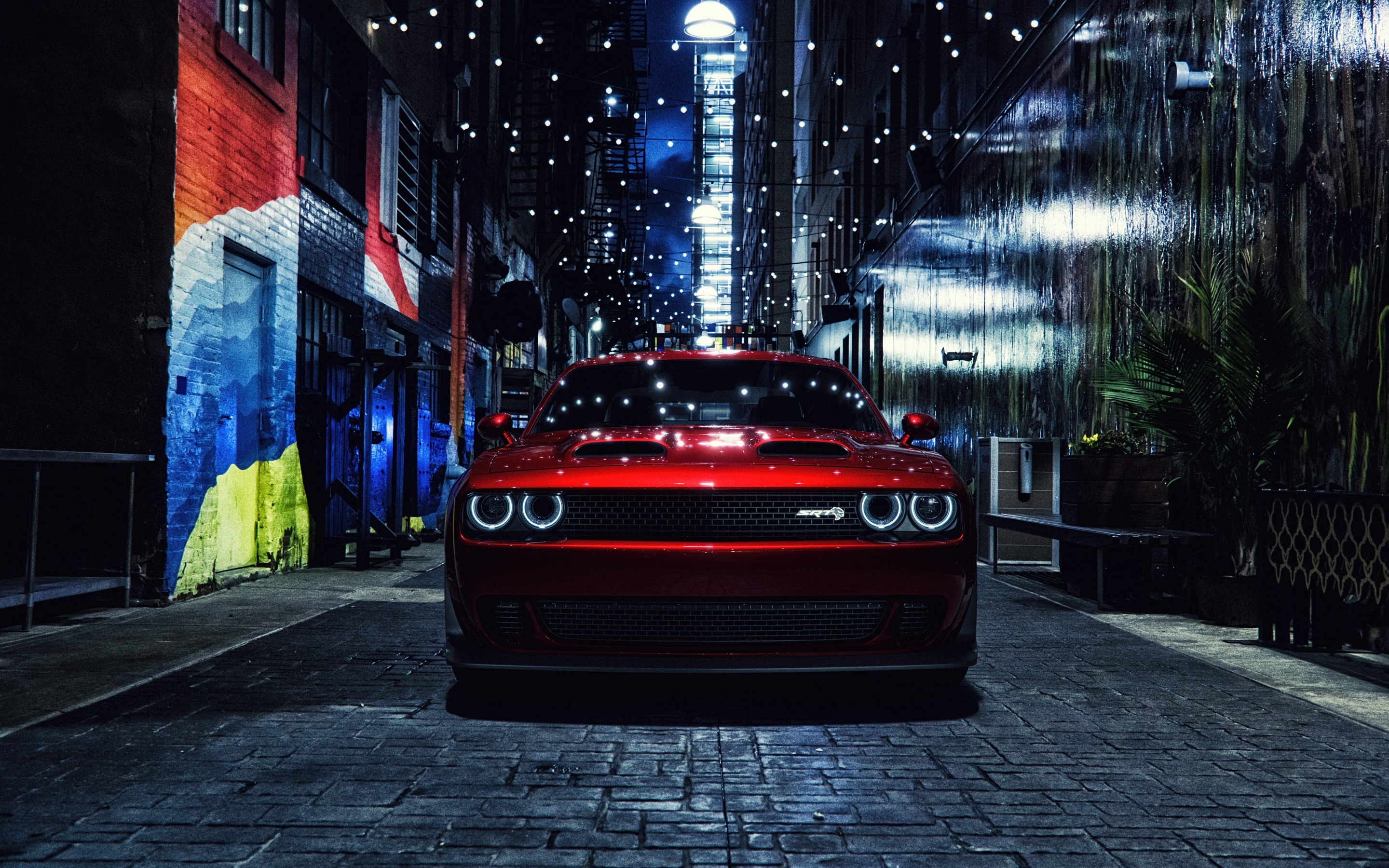 2880x1800 Dodge Challenger SRT Hellcat Wallpaper 4K, Muscle cars, Cars, Desktop