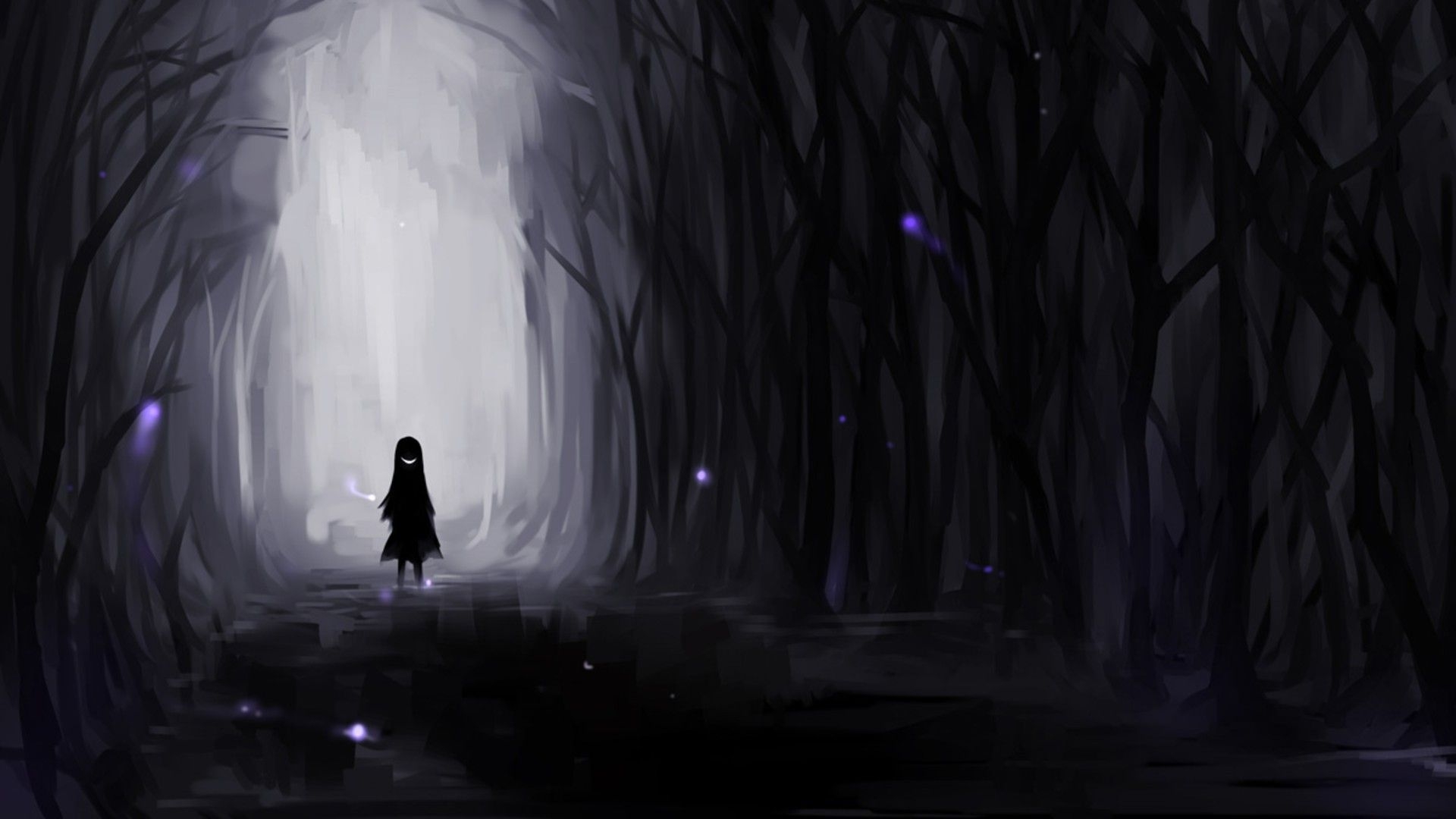 1920x1080 Free Dark Anime Scenery Image at Cool Monodomo, Desktop