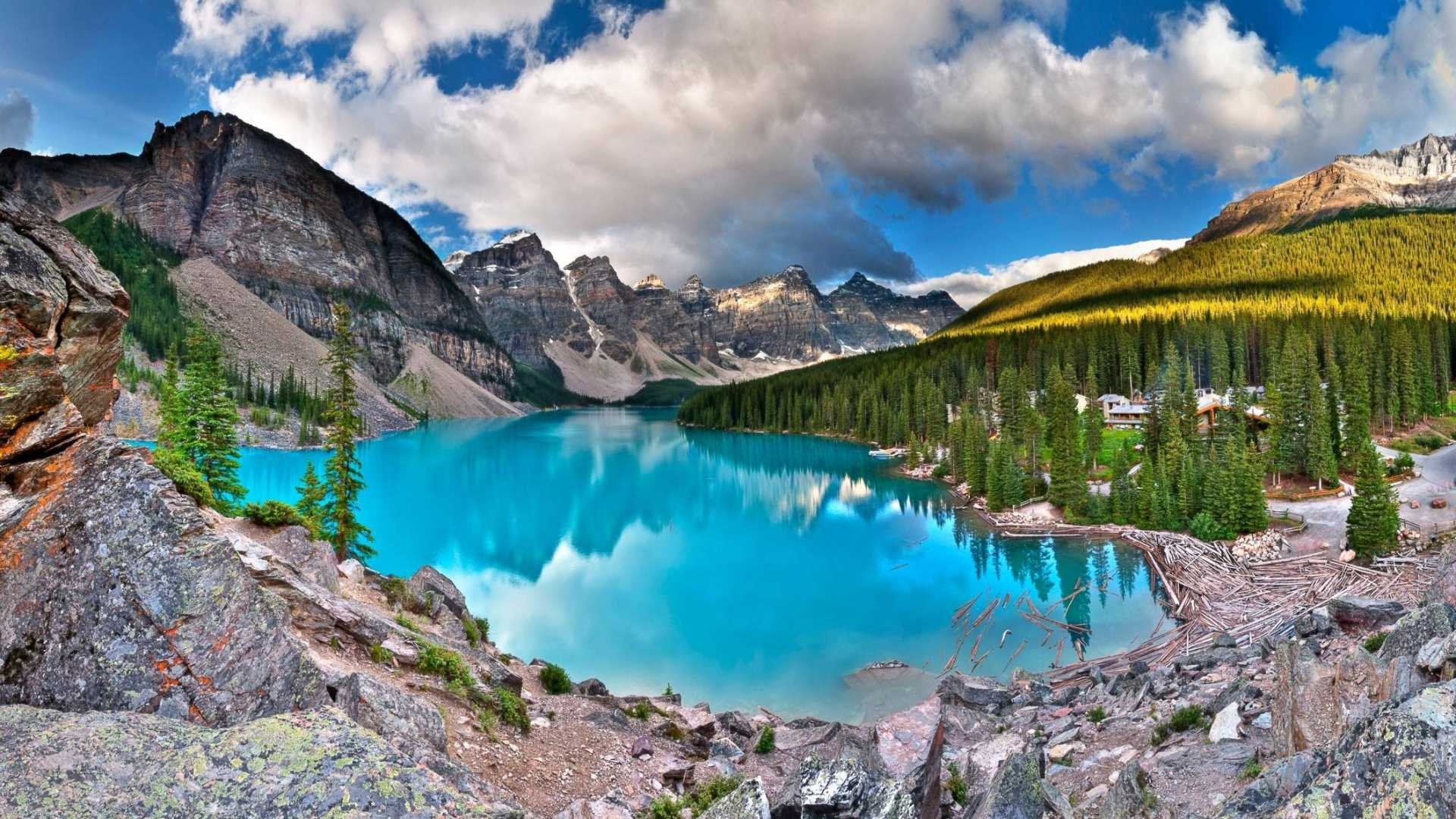 1920x1080 Moraine Lake HD Wallpaper Best Colection Of Beautiful Lake, Desktop