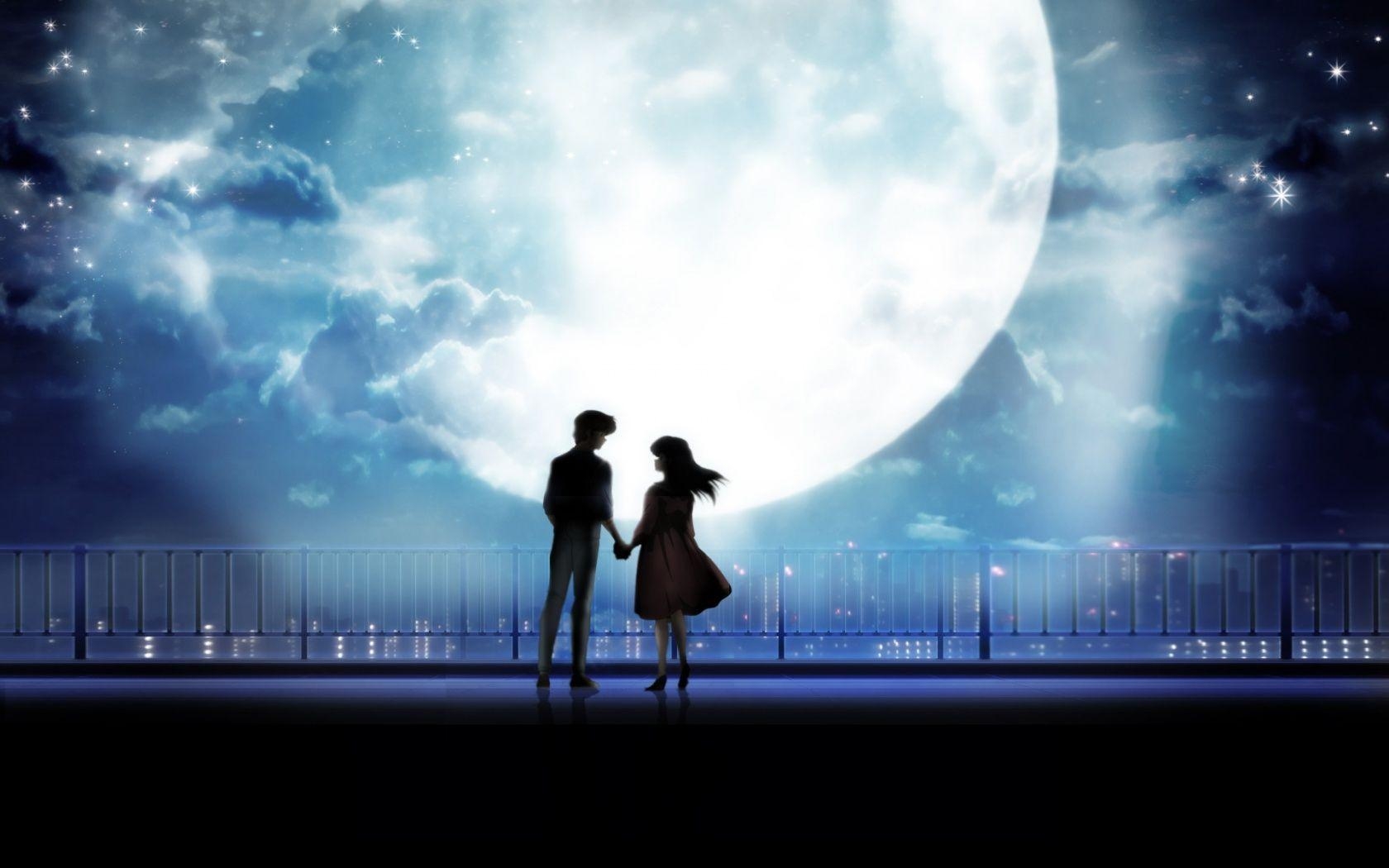 1680x1050 Holding Hands Romantic Anime Wallpaper Free Holding Hands, Desktop