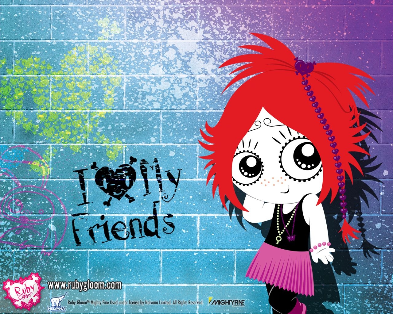 1280x1030 Ruby Gloom Stuff Wallpaper, Desktop