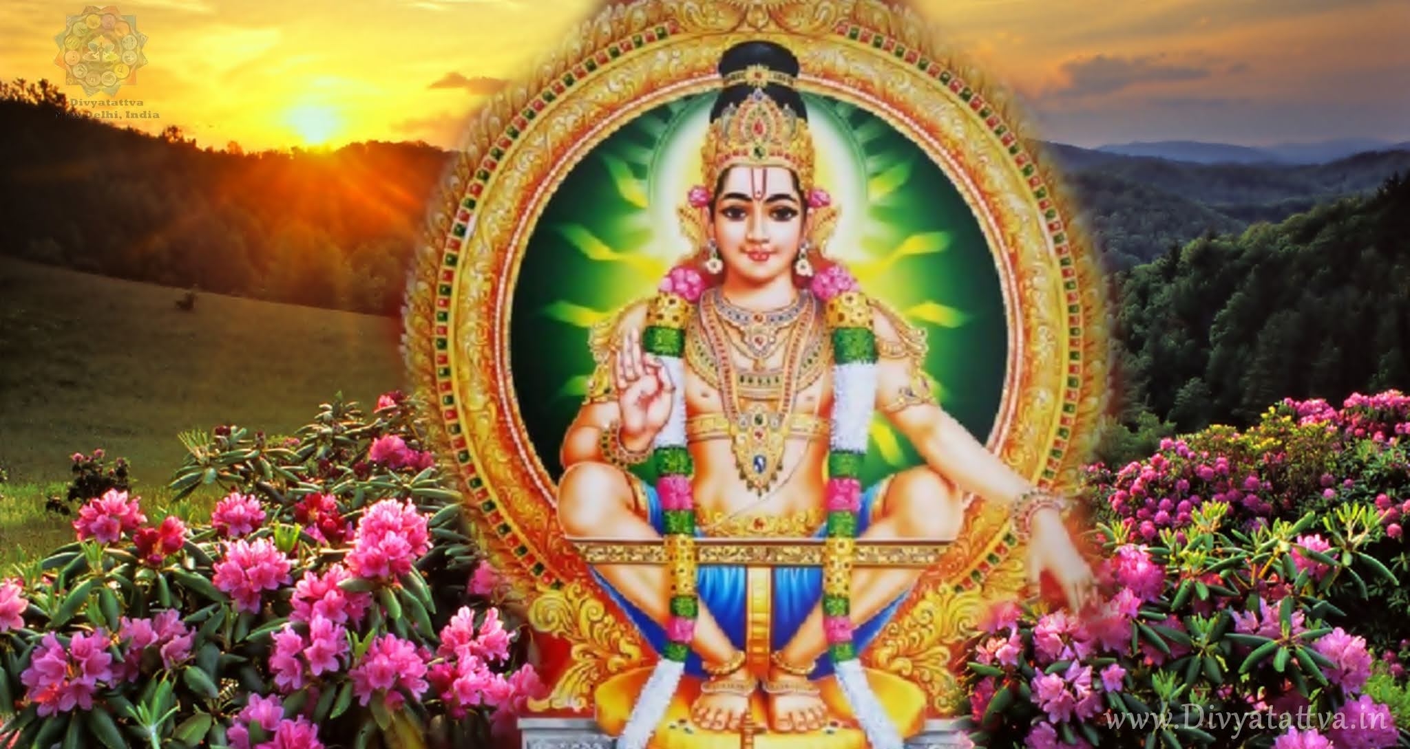 2050x1090 Ayyappa Swamy 4K UHD Wallpaper 3D Image God HD Free Download, Desktop