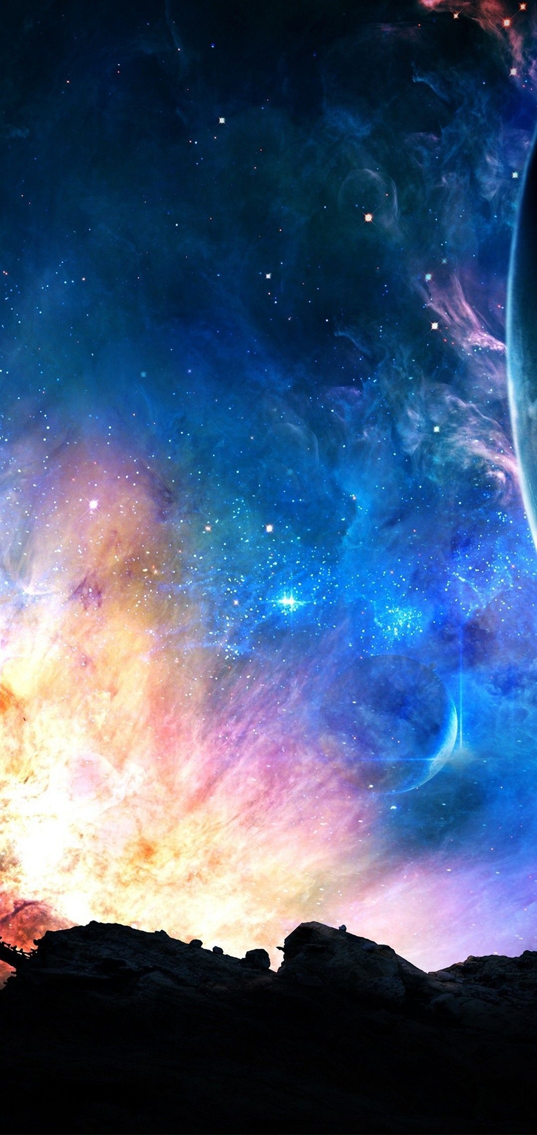 1080x2280 Space fantasy, iPhone, Desktop HD Background / Wallpaper (1080p, 4k) HD Wallpaper (Desktop Background / Android / iPhone) (1080p, 4k) () (2021), Phone