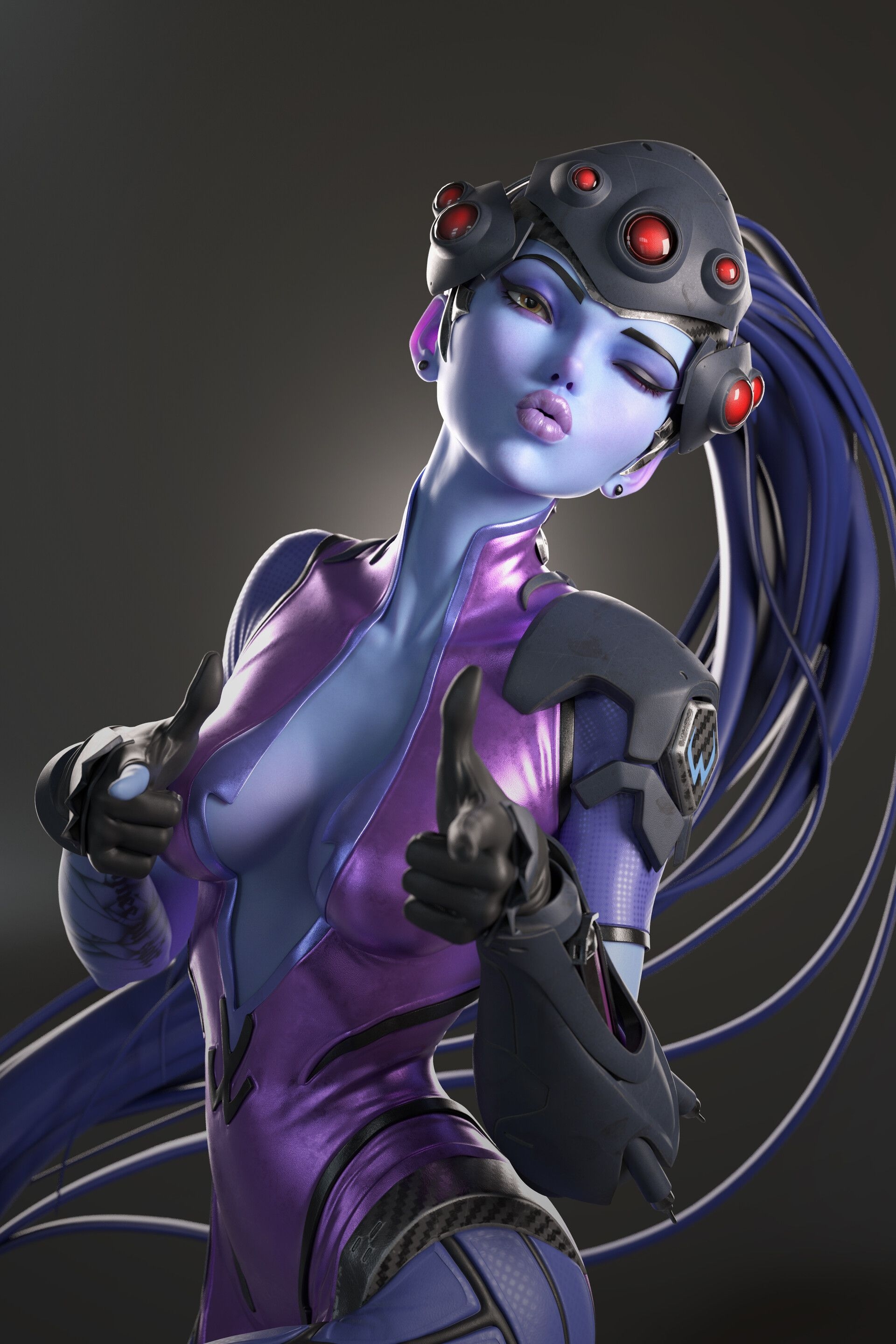 1920x2880 Wallpaper, Widowmaker Overwatch, 3D, women, video games, portrait display, Phone