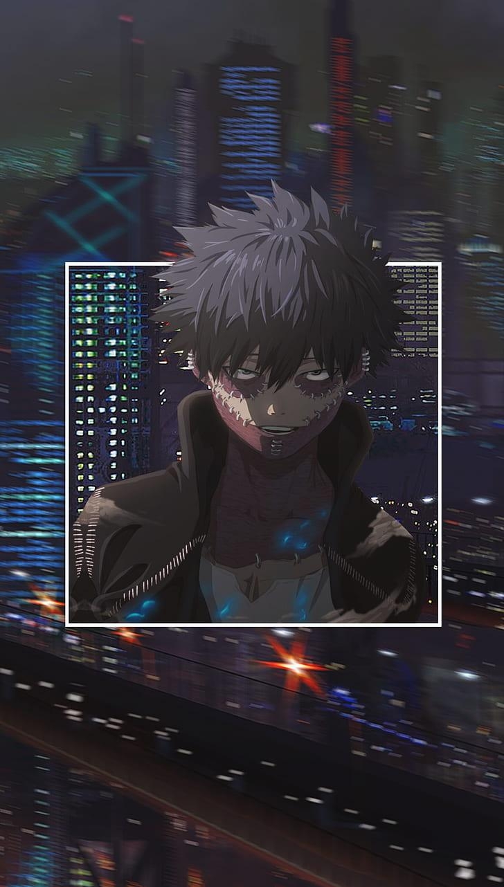 730x1290 HD Wallpaper: Anime, Anime Boys, Dabi, Picture In Picture, Phone