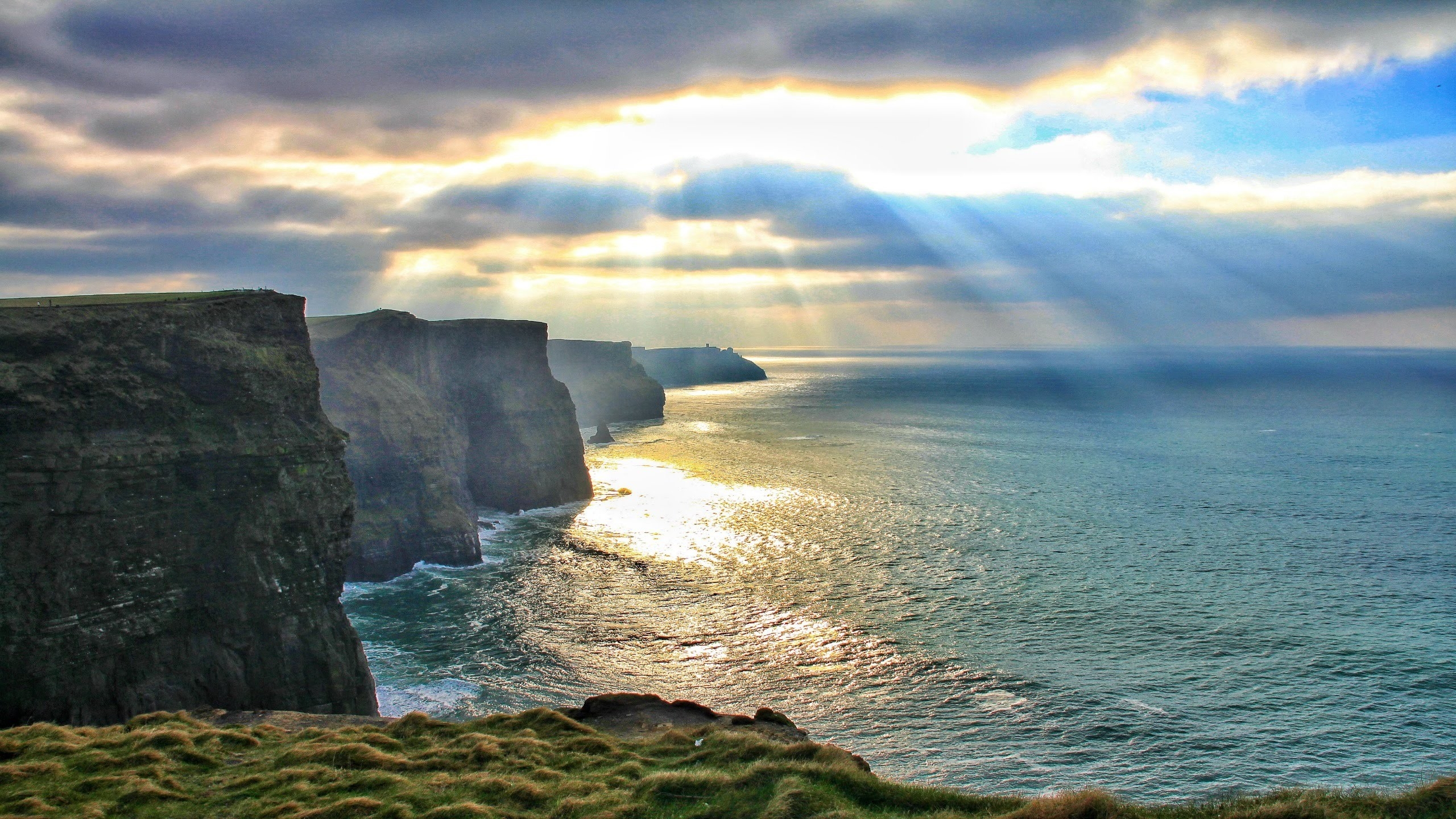 2560x1440 Cliffs of Moher Wallpaper, Desktop