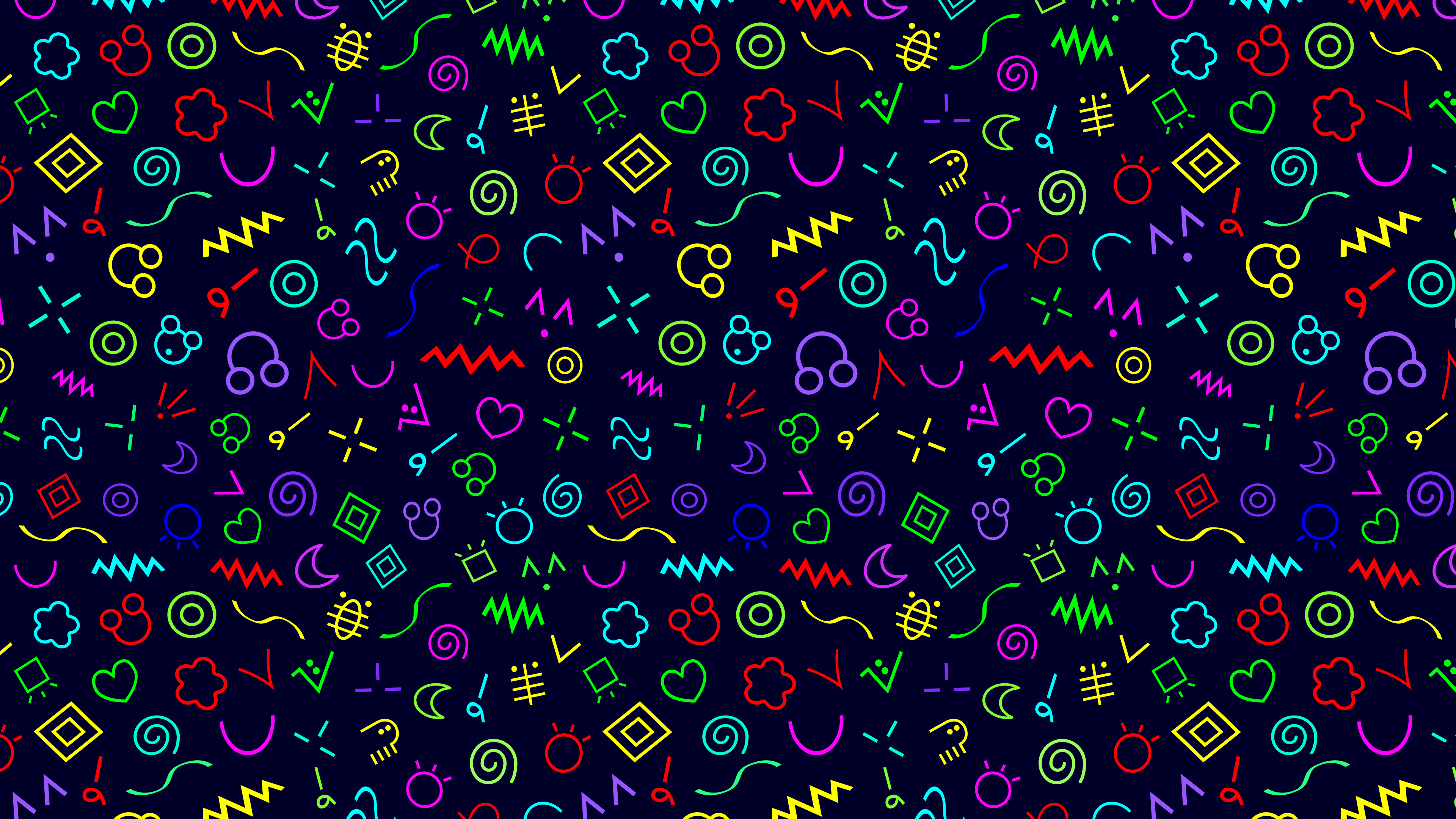 3840x2160 len anpa pi tomo musi (toki pona arcade carpet) (wallpaper included), Desktop