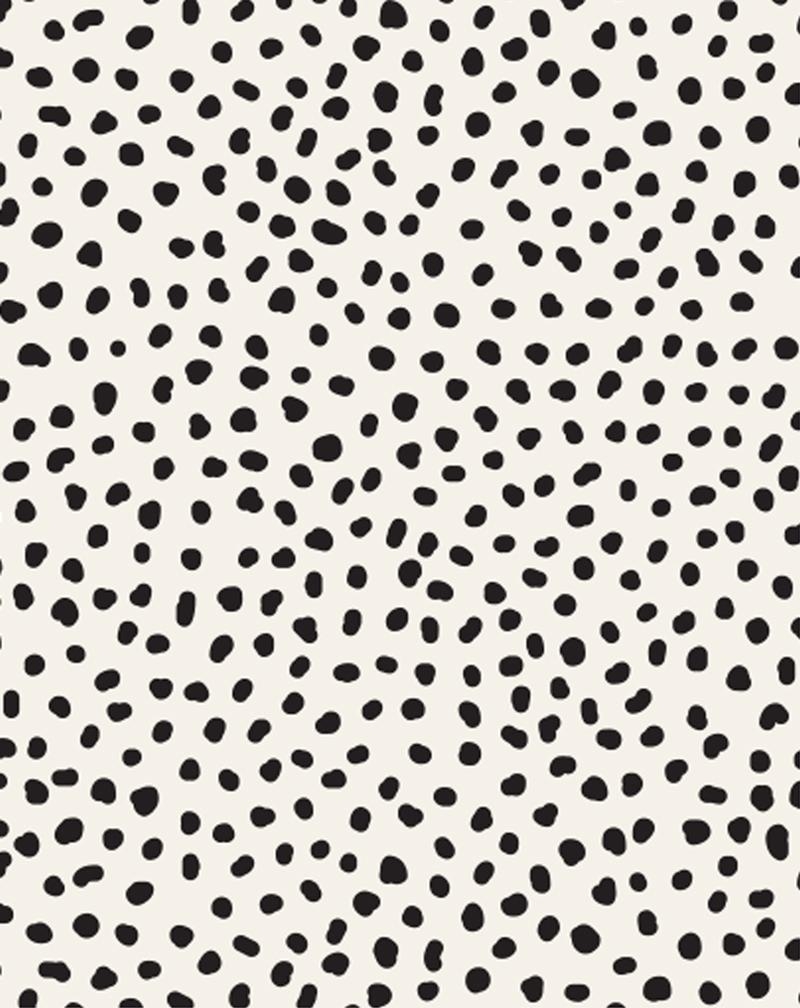 800x1010 SHOP Gigi' Dots Spot Wallpaper in Black & Beige Peel & Stick Wallpaper, Phone