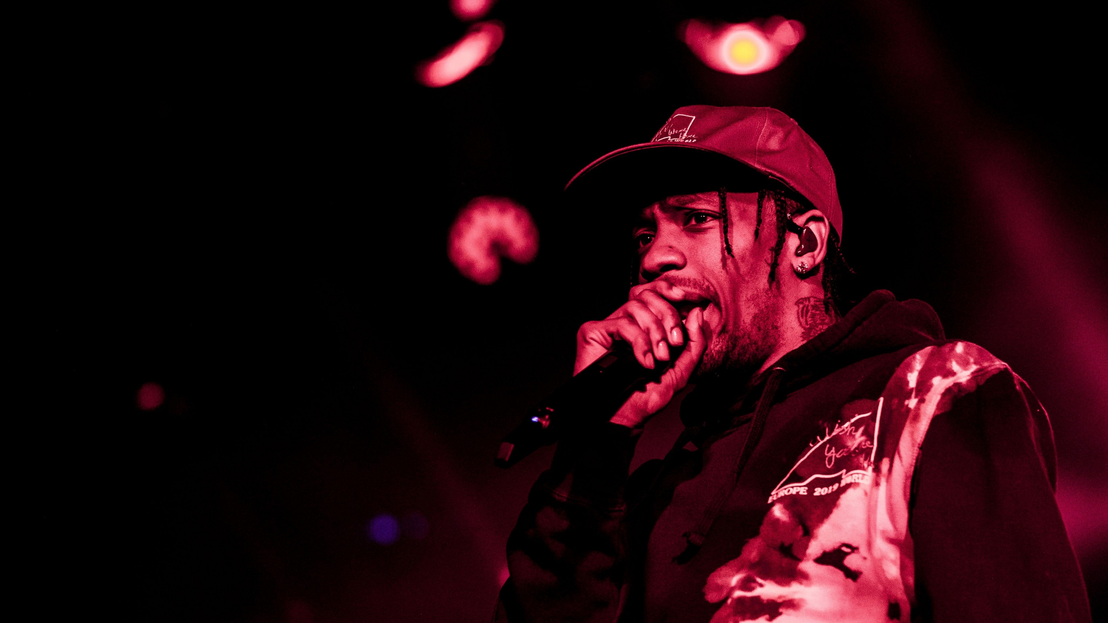 3840x2160 Travis Scott Wallpaper 4K, American rapper, Live concert, Desktop