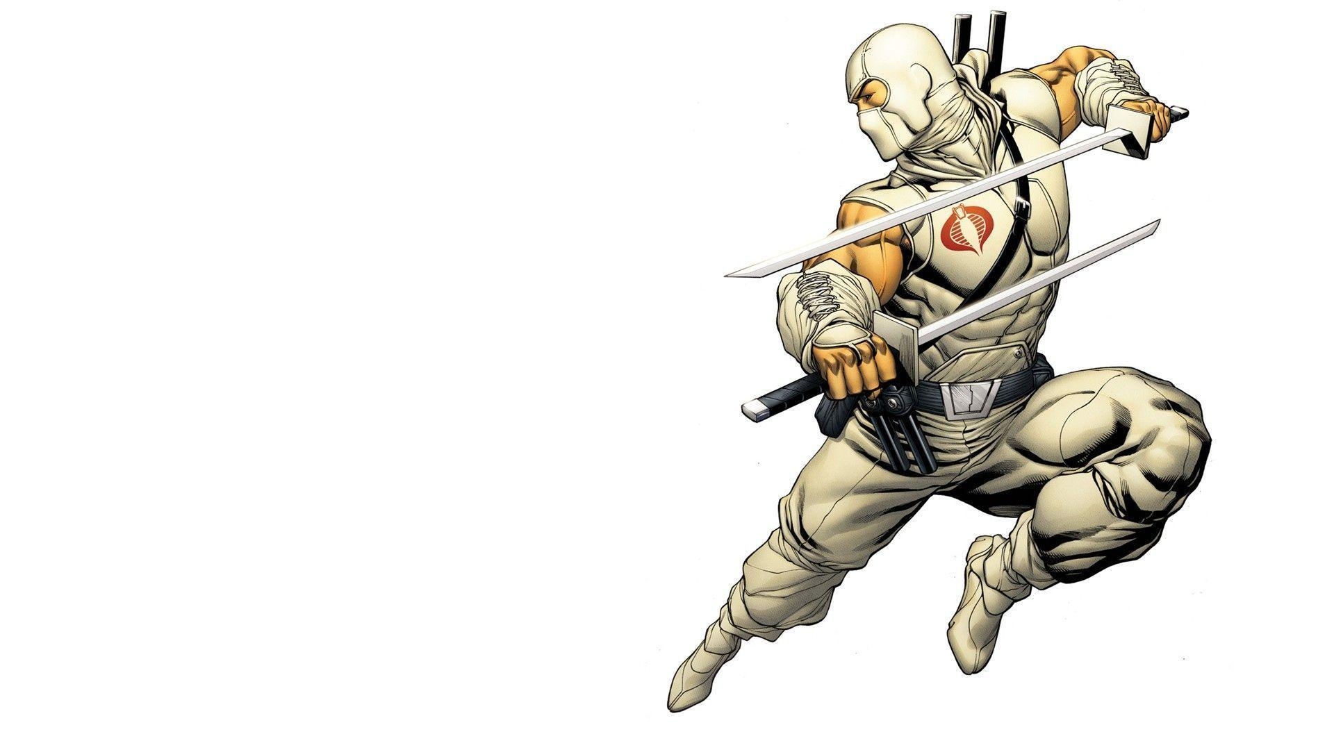 1920x1080 Storm Shadow GI Joe White Sword Katana comics weapons wallpaper, Desktop