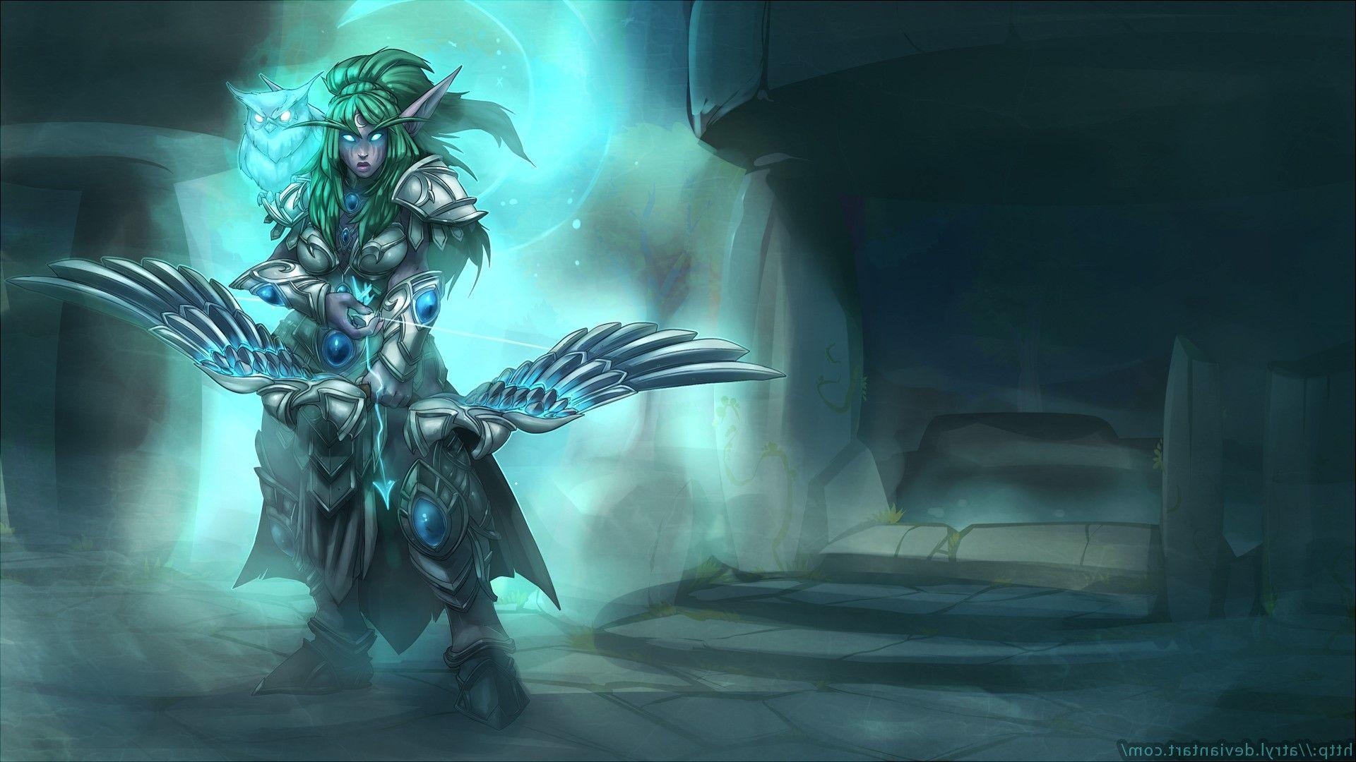 1920x1080 heroes of the storm tyrande world of warcraft wrath of the lich king, Desktop