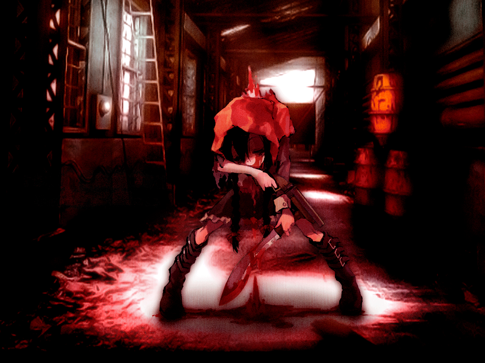 1600x1200 Tokyo Red Hood Anime, Desktop