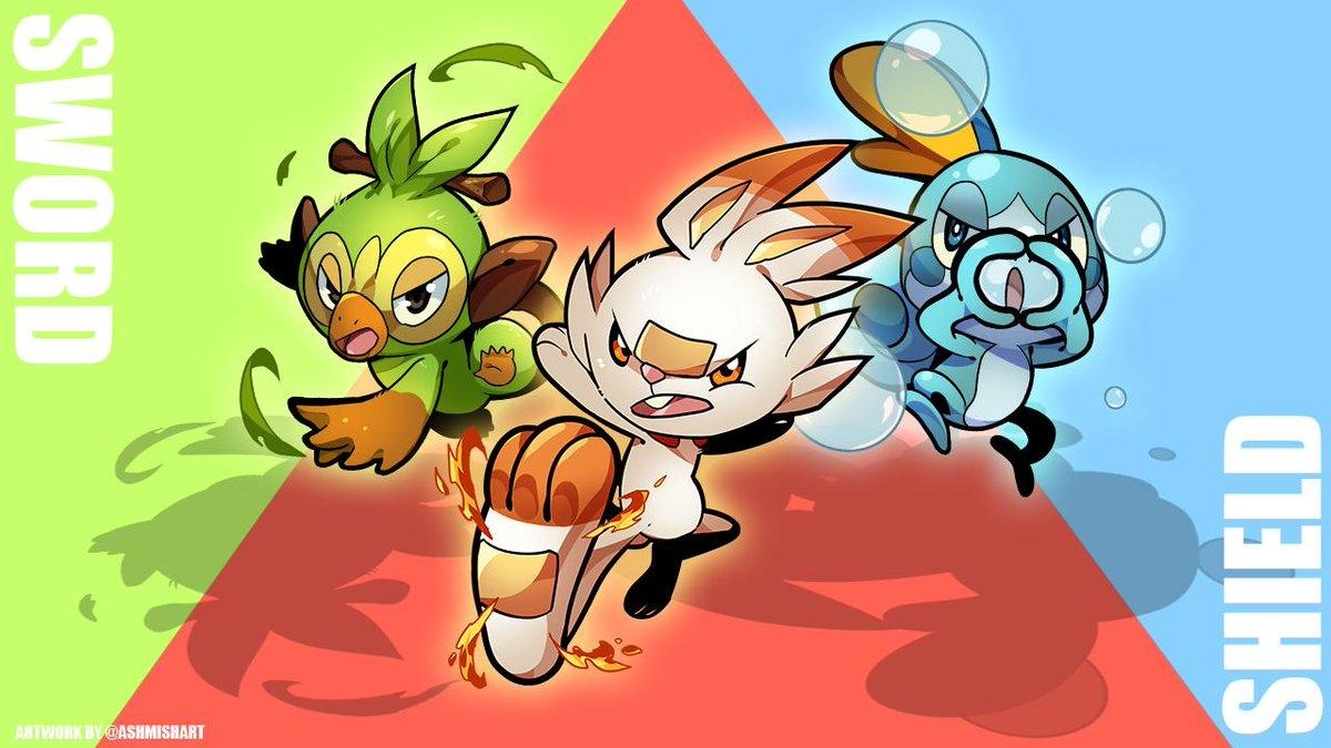 1200x680 Ashmish wallpaper! #pokemon #grookey #scorbunny, Desktop