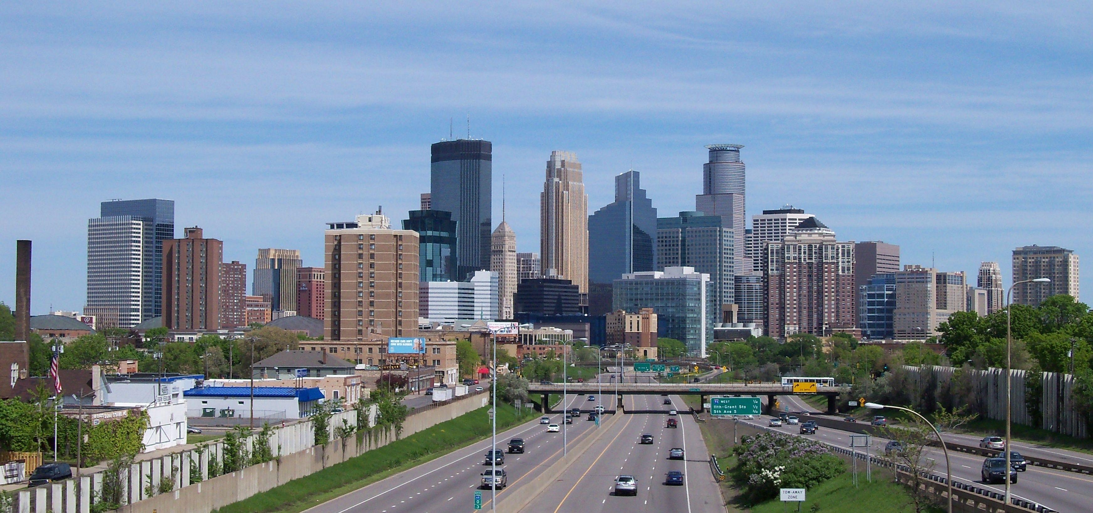 3490x1640 HD Minneapolis Wallpaper, Dual Screen