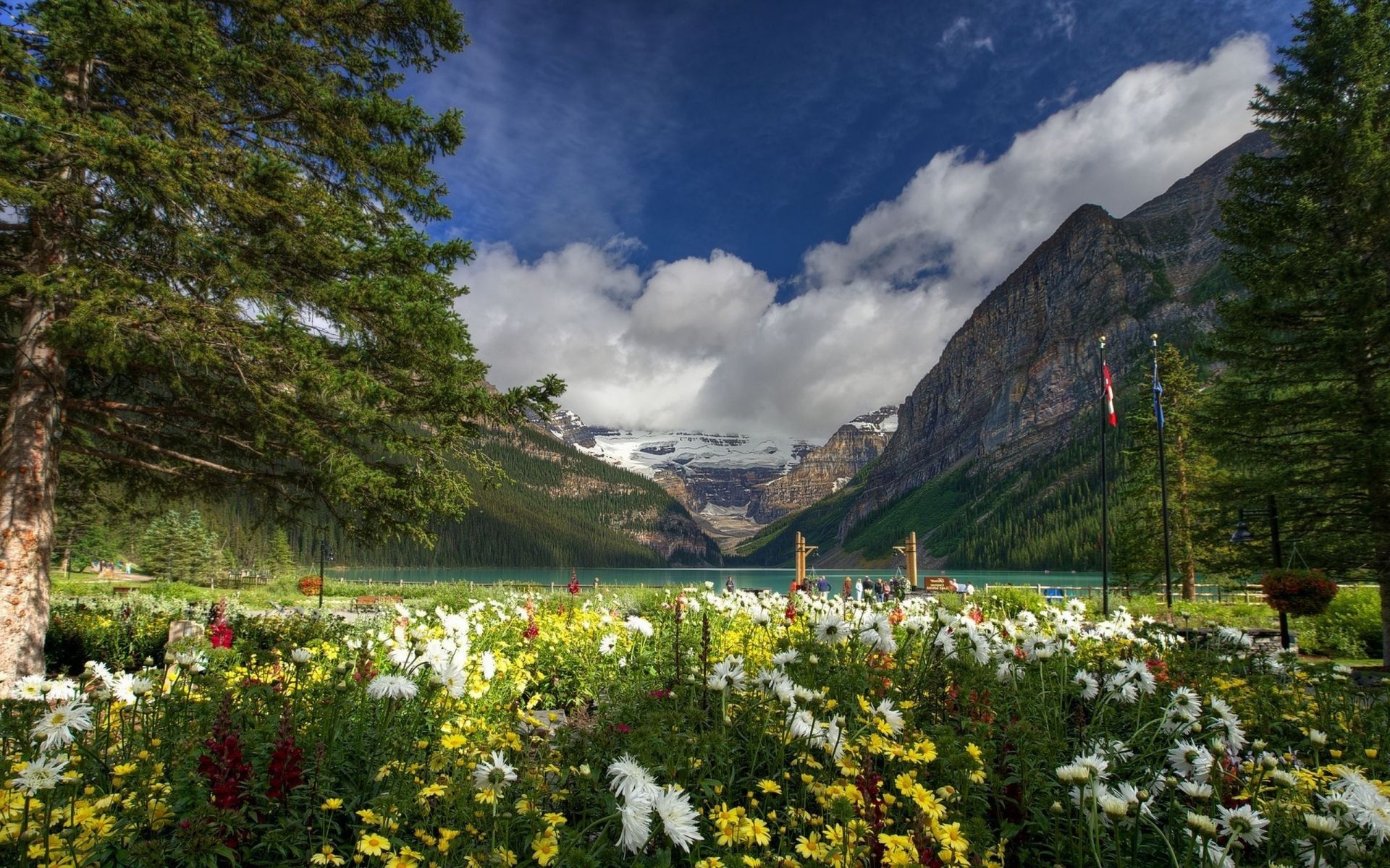 1920x1200 Lake Louise Canada Banff National Park Canada Lakes National Park Canada Lake Wallpaper & Background Download, Desktop