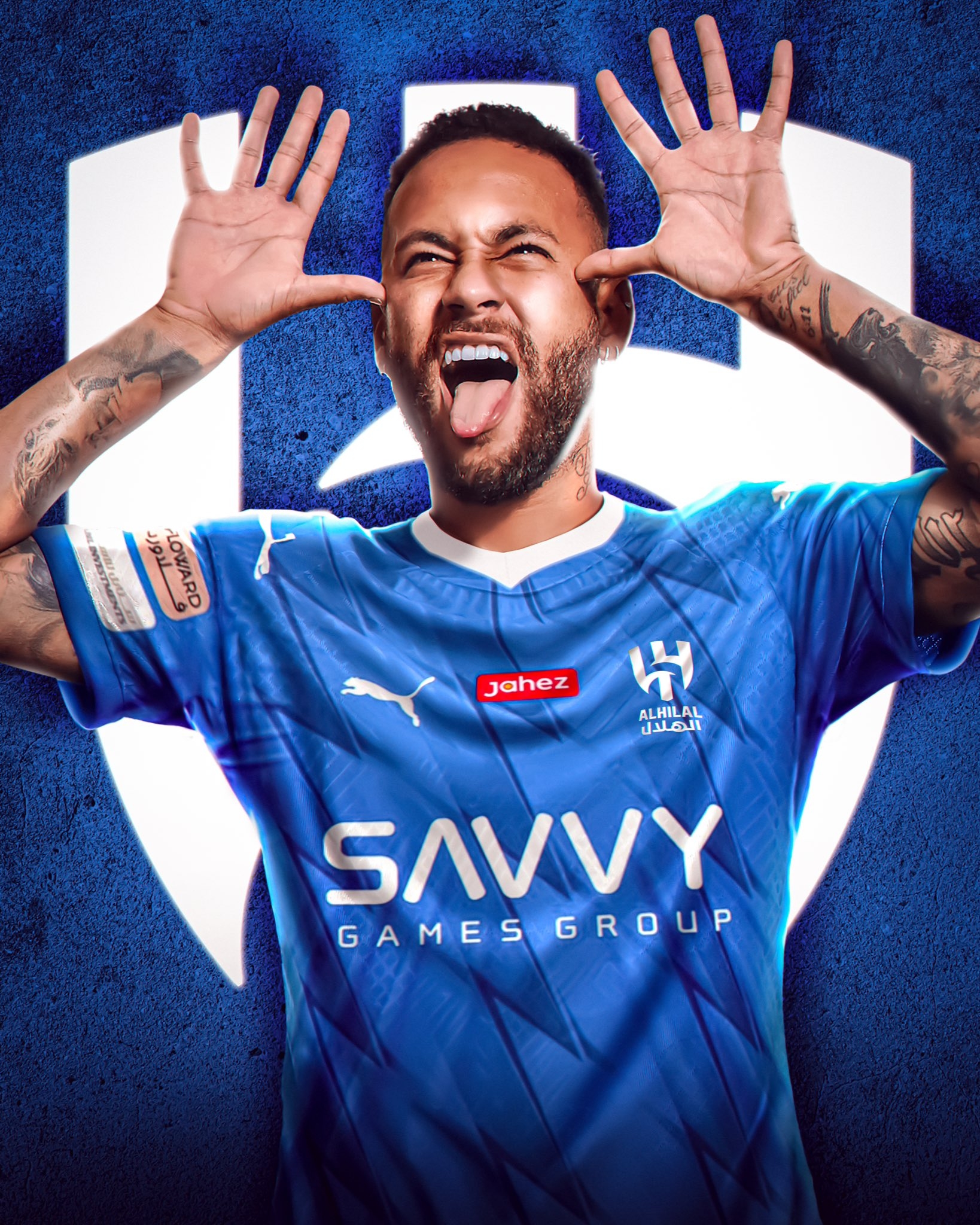 1640x2050 Neymar Al Hilal wallpaper, Phone