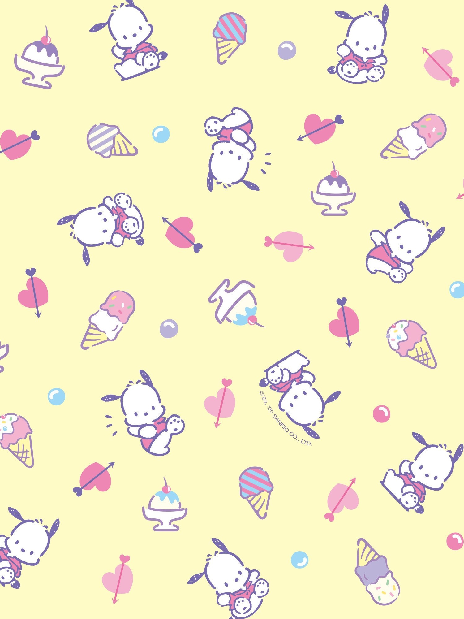 1500x2000 sanrio background, Phone