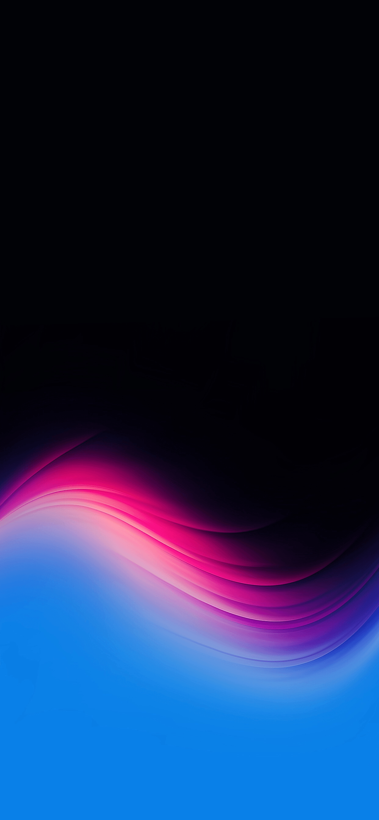 1250x2690 True black with colorful gradients wallpaper, Phone