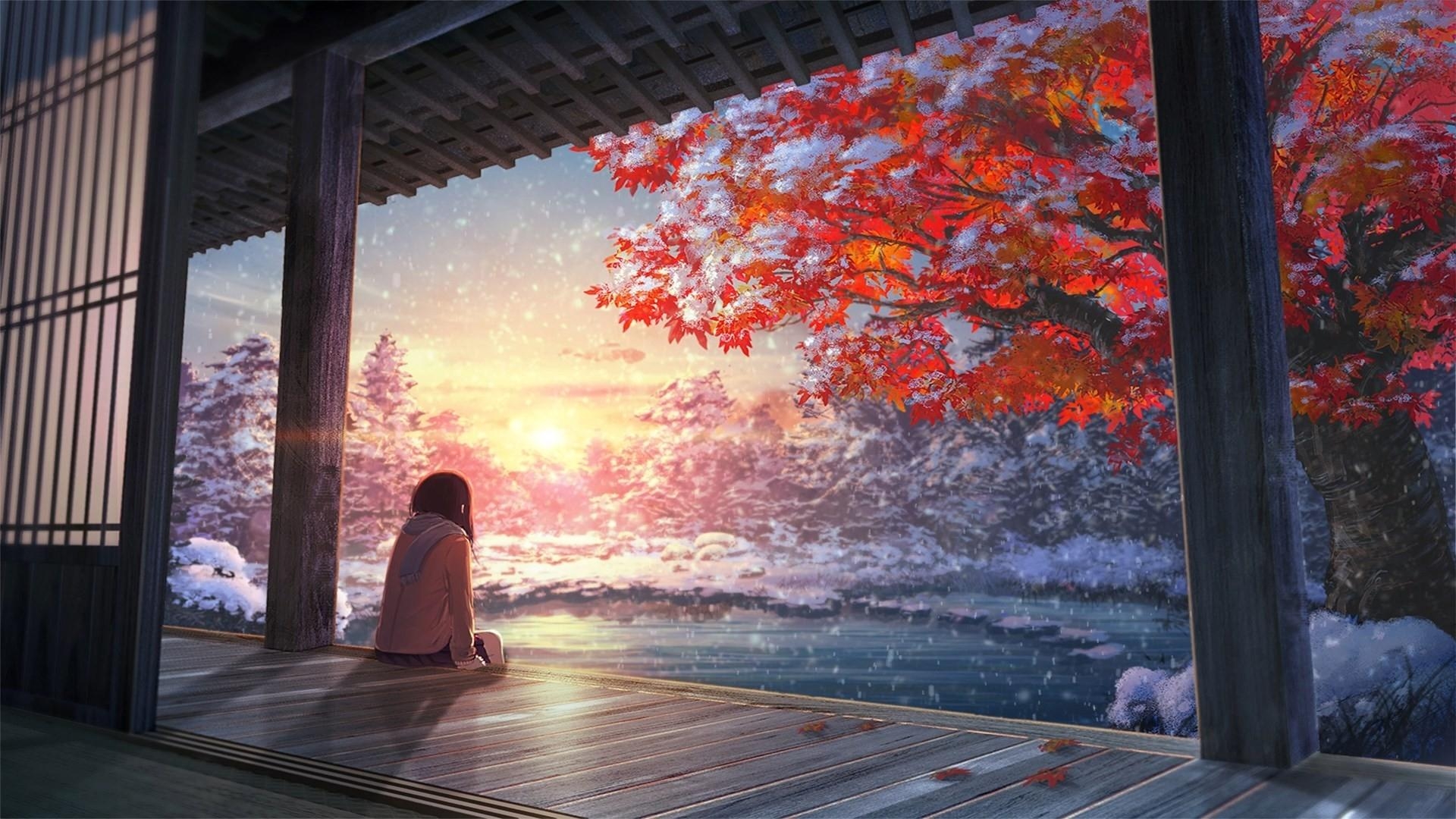 1920x1080 Anime Landscape Wallpaper 492109 Japanese House Anime, Desktop