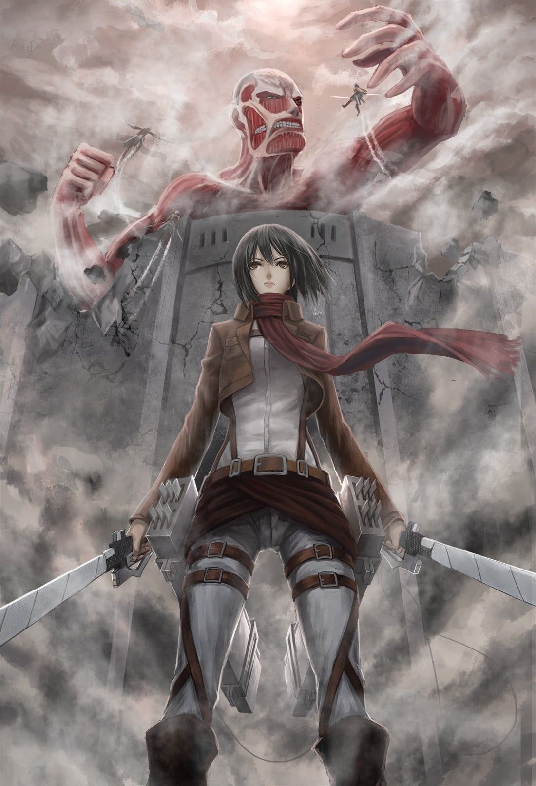 1100x1620 Attack On Titan iPhone Wallpaper on.wallpaper.dog, Phone