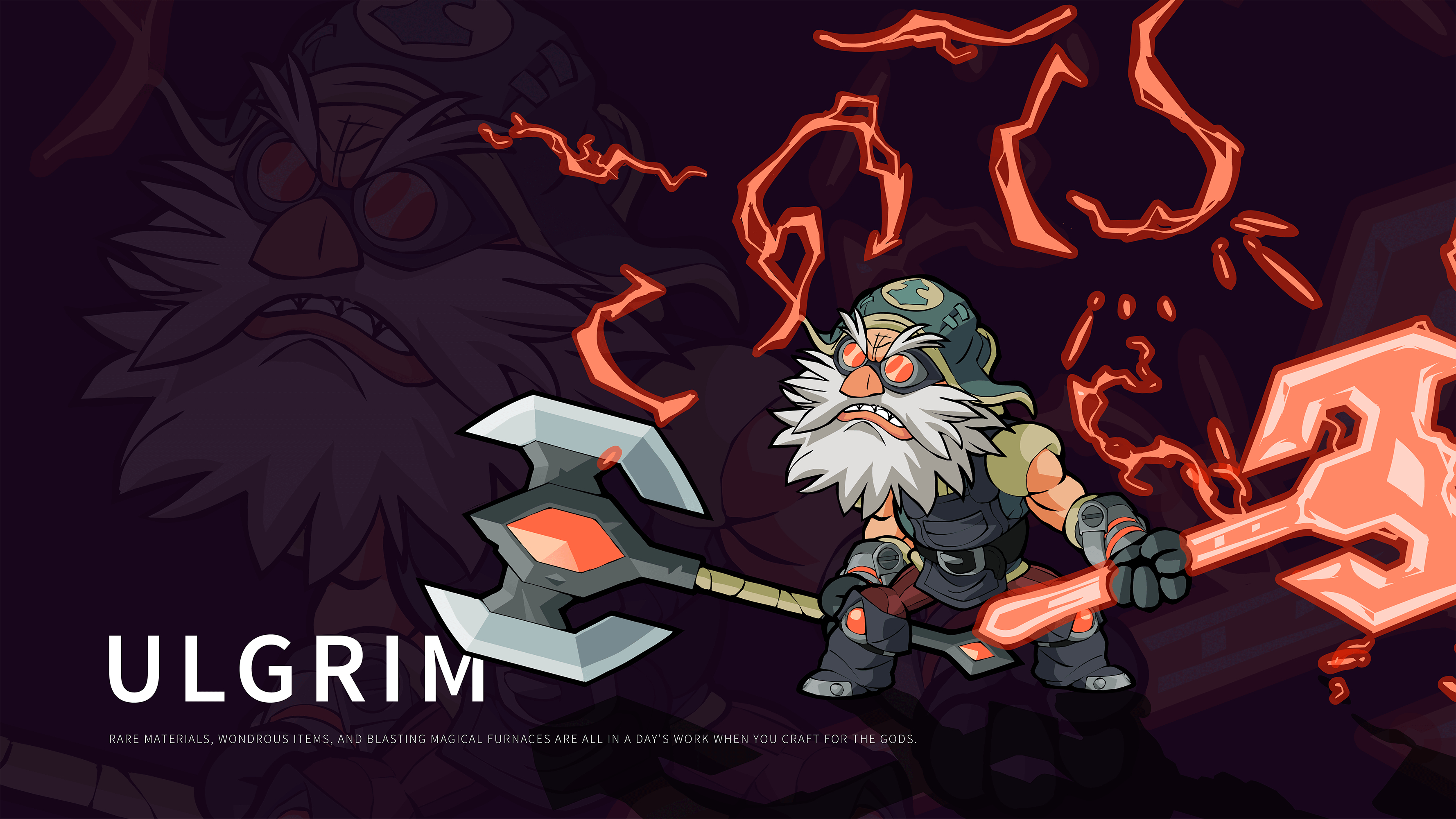 3560x2000 Ulgrim Wallpaper (looks Like He's Doing Kaio Ken Lol), Desktop