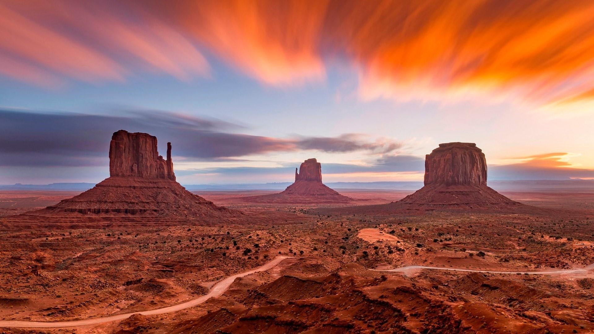 1920x1080 Monument Valley Navajo Tribal Park And East Mitten Buttes HD, Desktop