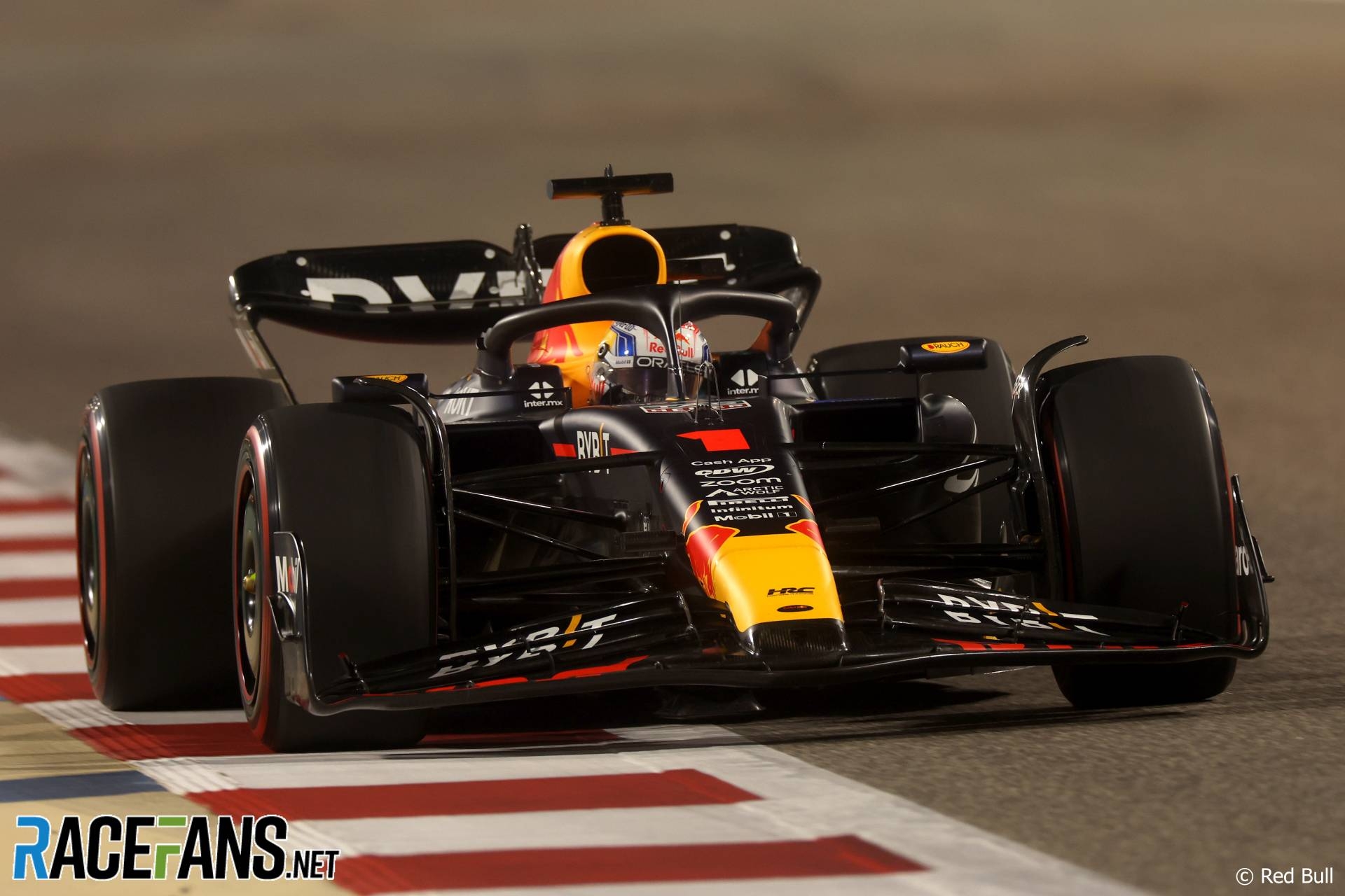 1920x1280 Max Verstappen, Red Bull, Bahrain International Circuit, 2023 · RaceFans, Desktop