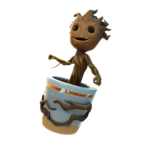 520x520 Groot Fortnite wallpaper, Phone