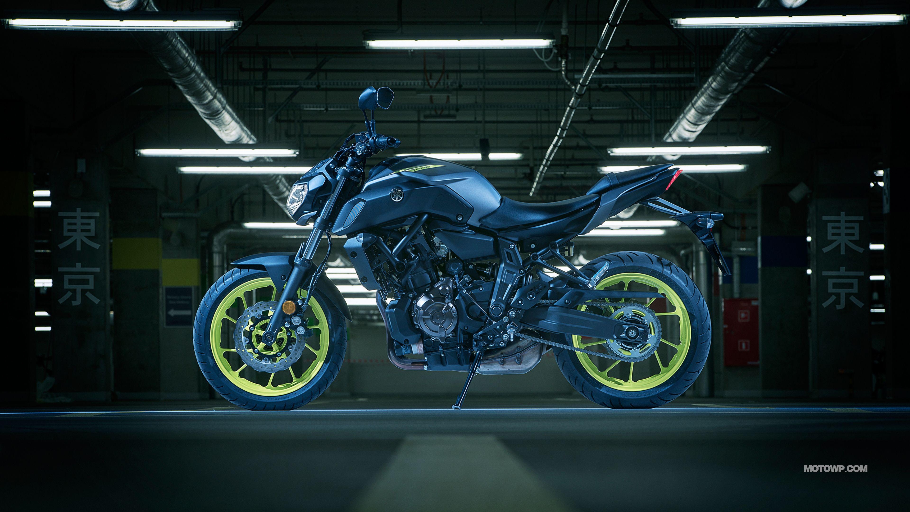 3840x2160 Motorcycles Desktop Wallpaper Yamaha MT 07, Desktop