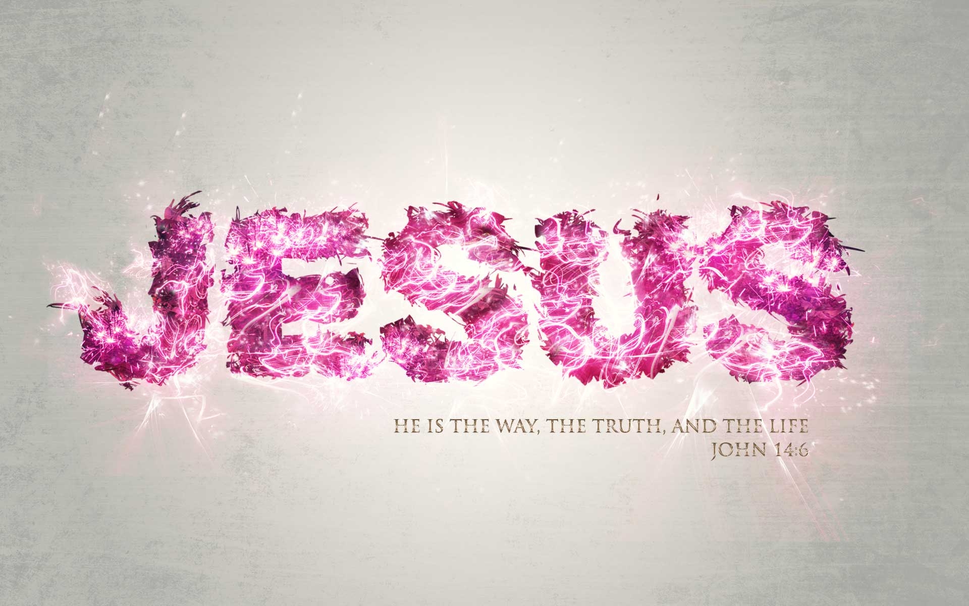 1920x1200 Jesus Quote HD Wallpaper 14:6, Desktop