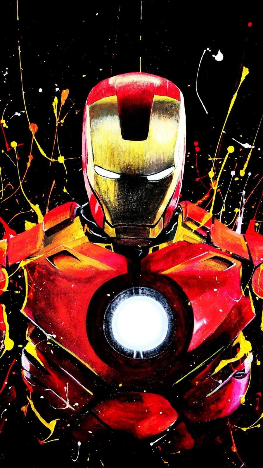 900x1600 I AM IRONMAN. Iron man, Iron man art, Iron man painting, Phone