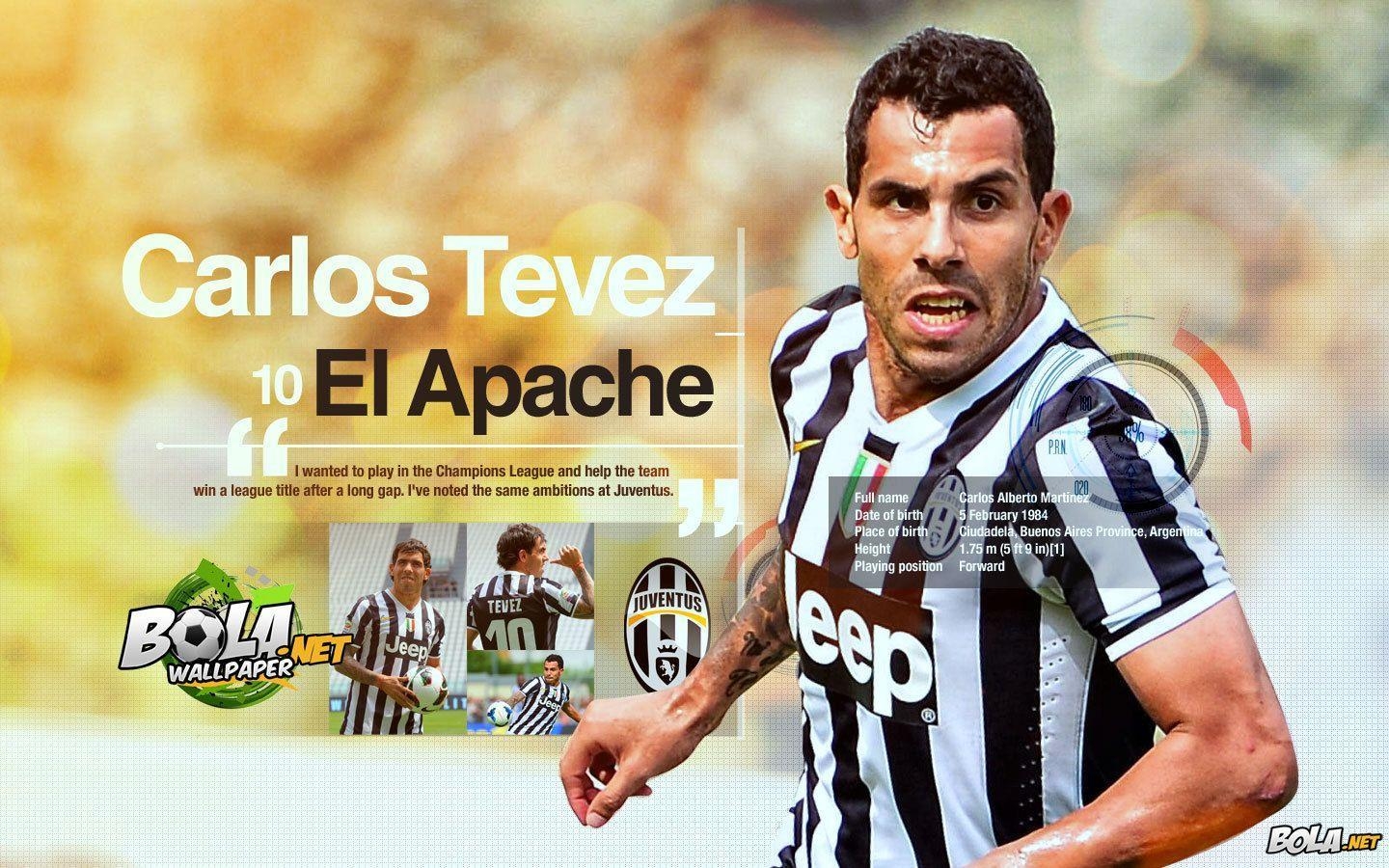 1440x900 WZ 45 Carlos Tevez Wallpaper, Carlos Tevez Full HD Picture, Desktop