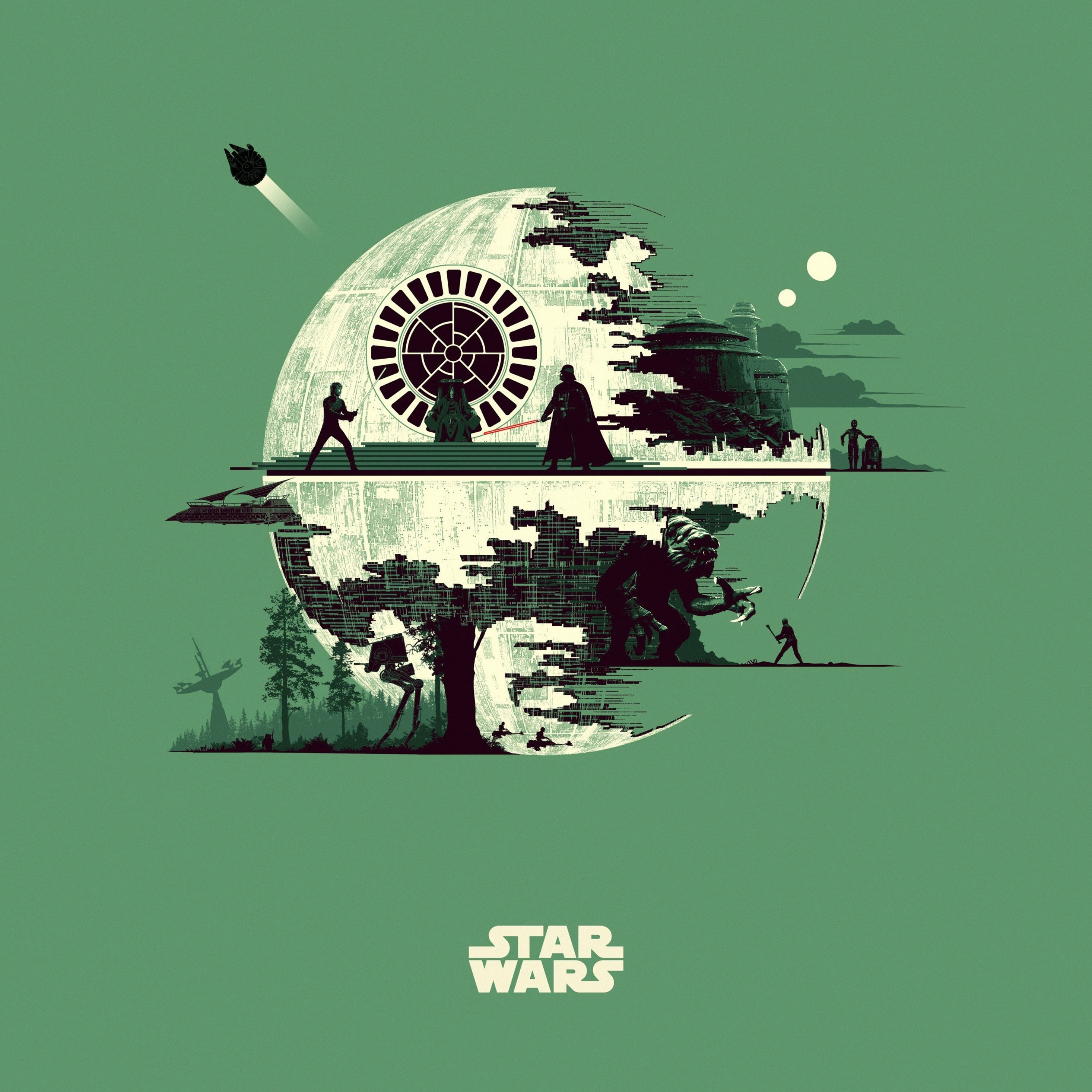 2940x2940 Cute Star Wars iPad Wallpaper Free Cute Star Wars iPad Background, Phone