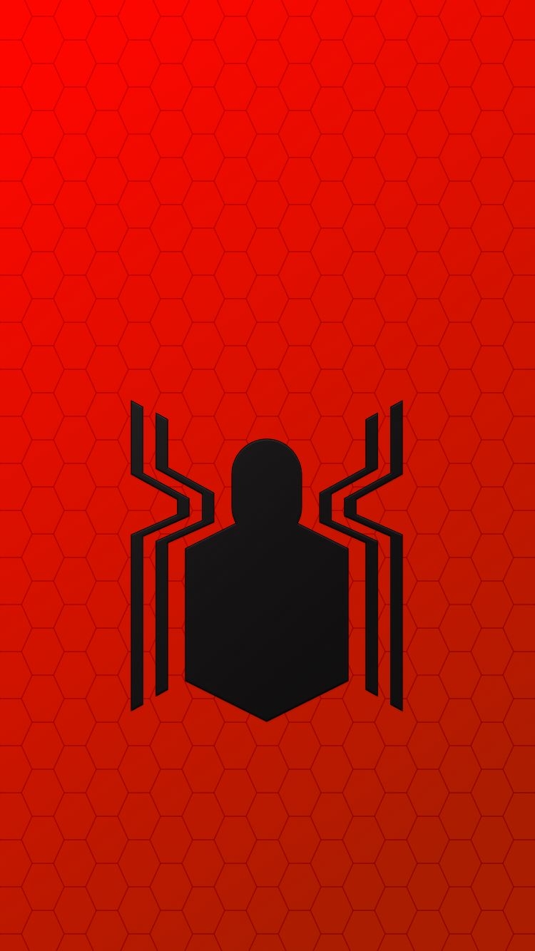 750x1340 Spiderman Homecoming Logo Wallpaper iPhone, Phone