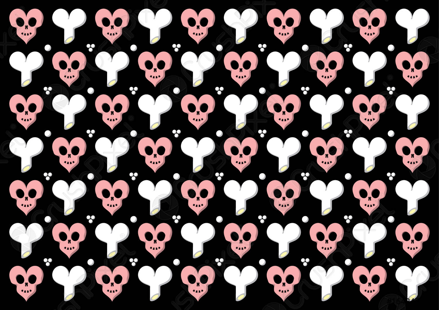 1500x1060 Emo gothic valentine wrapper vector 1642471, Desktop