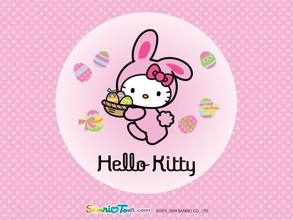 1030x770 Hello Kitty Easter Wallpaper Free Hello Kitty Easter Background, Desktop