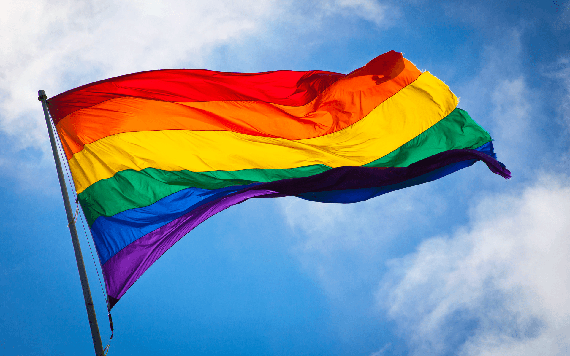 1920x1200 gay, #pride, #flag, #rainbows, #colorful, #sky, #clouds, #San, Desktop