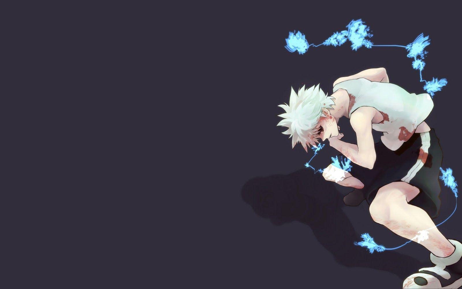 1600x1000 Download Killua Zoldyck Lightning Hunter X Hunter n02 HD Wallpaper, Desktop