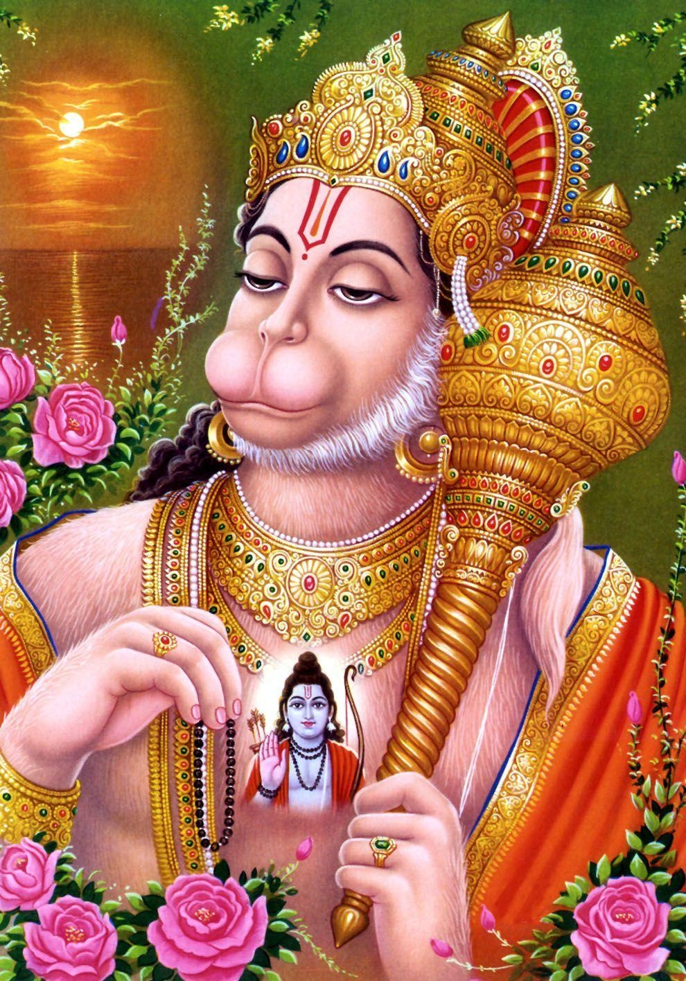 990x1420 Sri Hanuman HD Wallpaper with Chalisa on the App Store. Hanuman, Phone