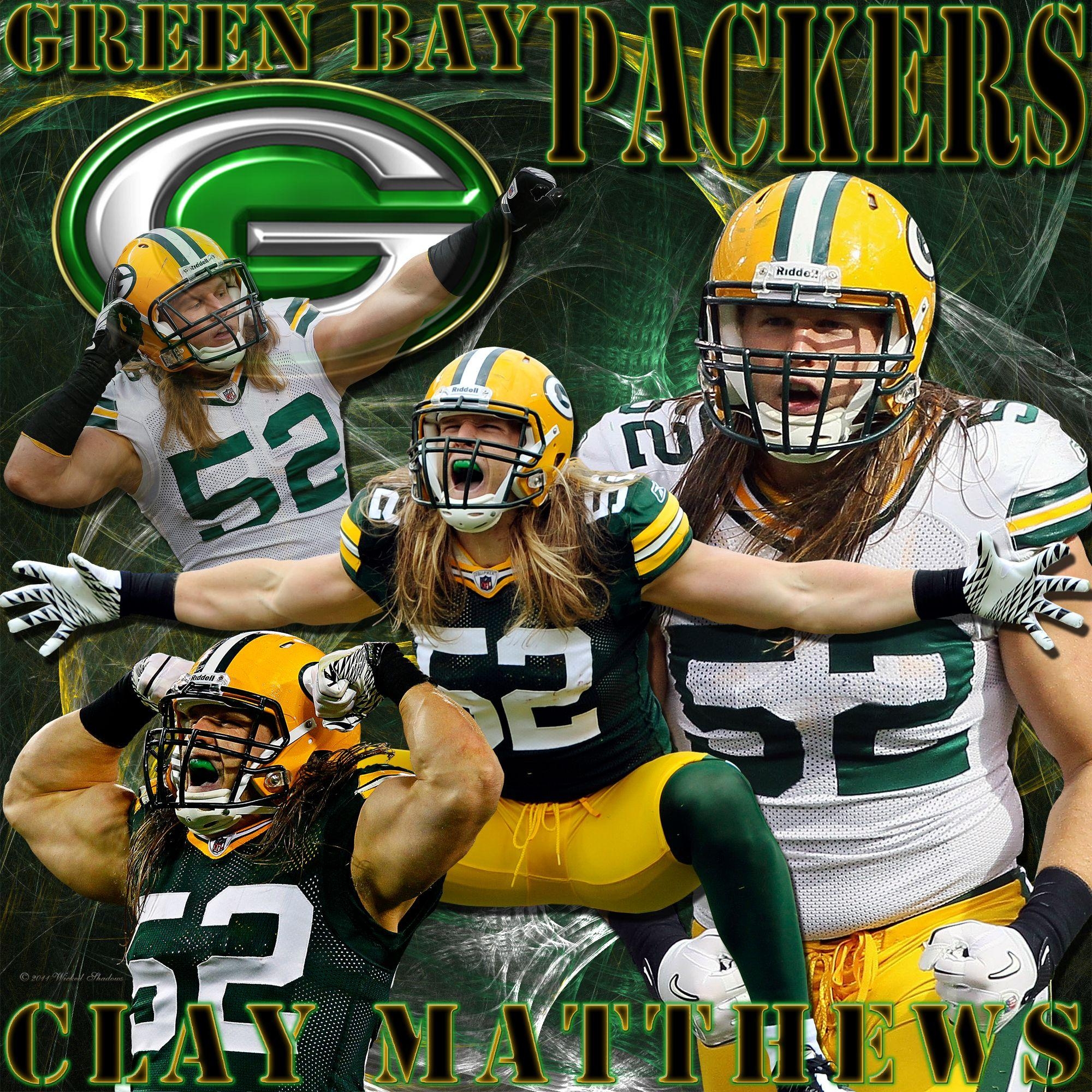 2000x2000 Wallpaper By Wicked Shadows: Clay Matthews Green Bay Packers Wallpaper, Phone