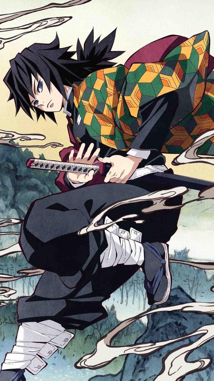 730x1300 Kimetsu No Yaiba Giyuu, Phone