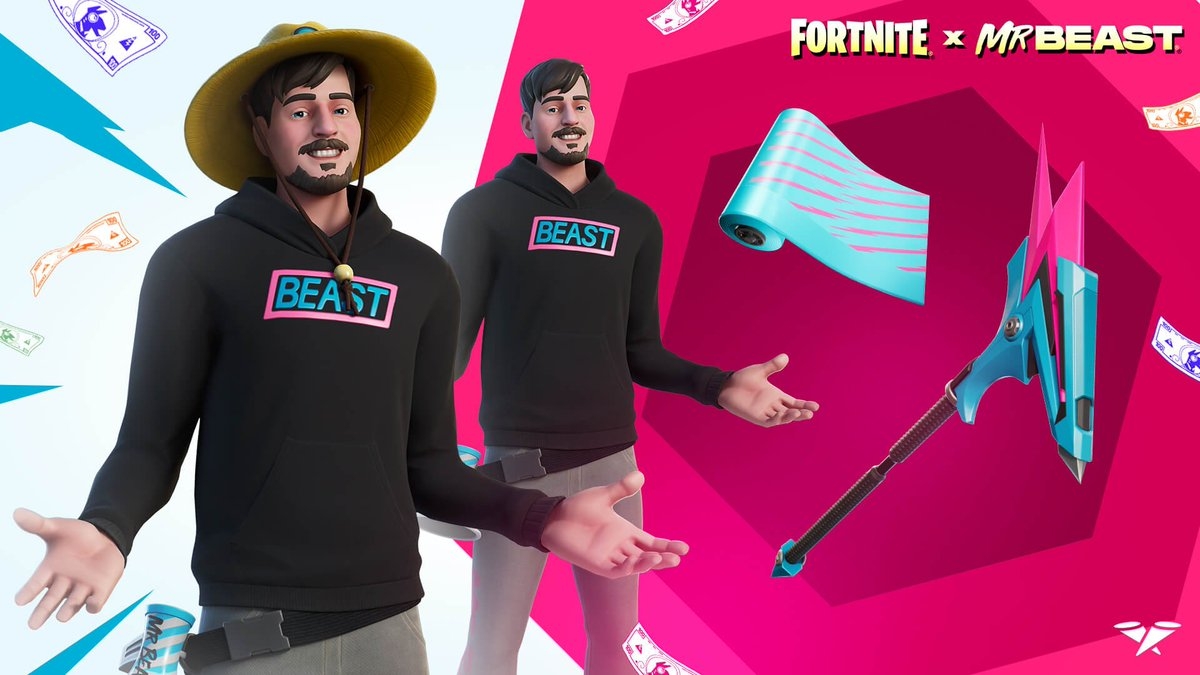 1200x680 MrBeast Fortnite wallpaper, Desktop