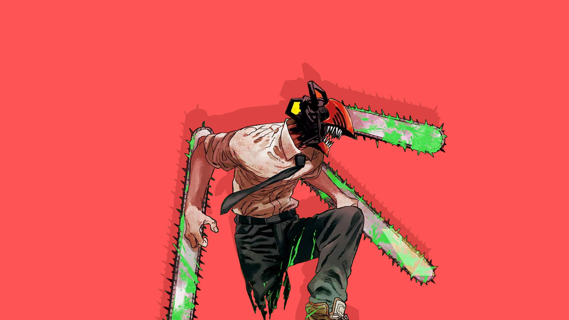 1920x1080 Wallpaper Chainsaw Man, Anime, Desktop