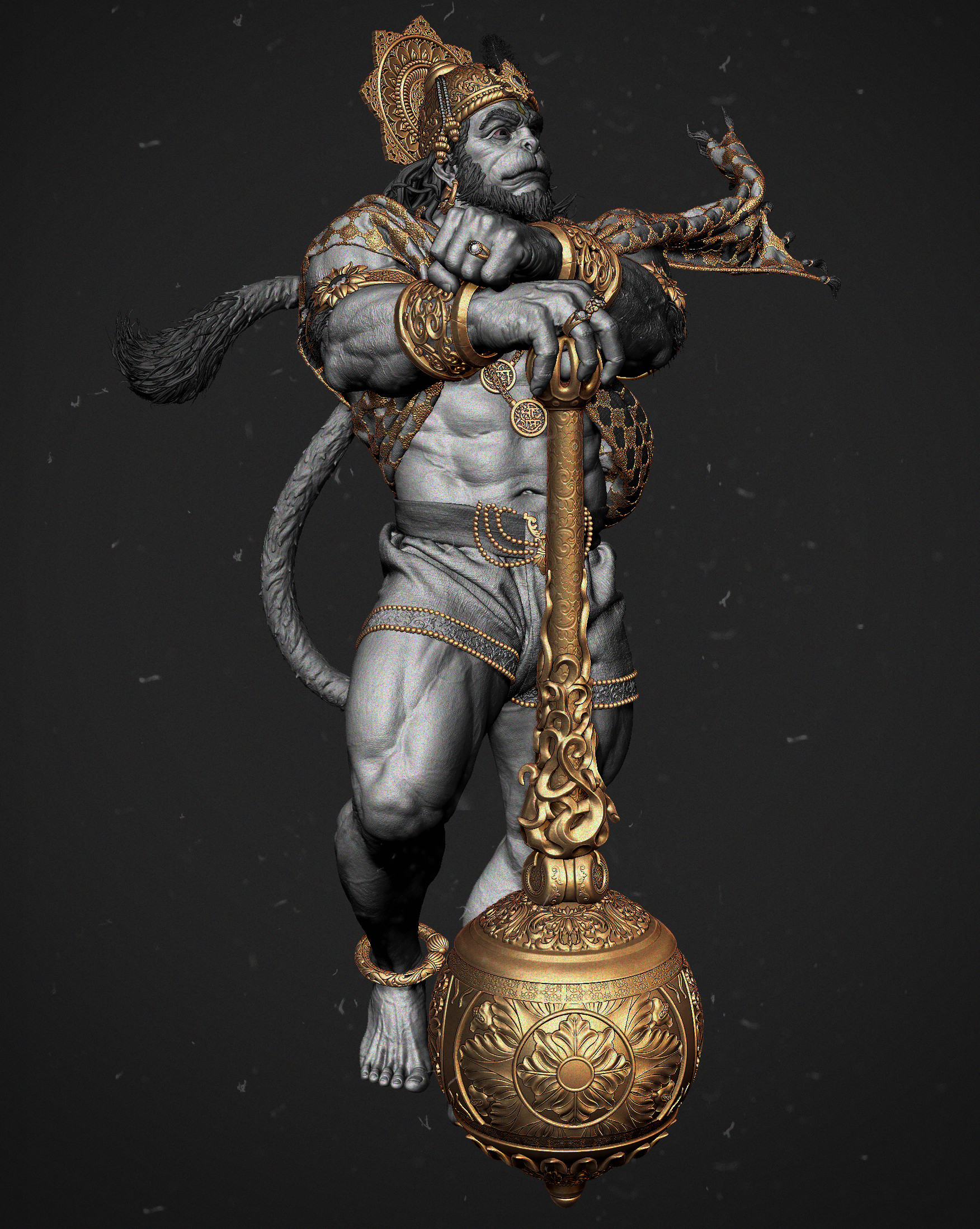 1760x2200 Hanuman Hindu God, Gaurav Kumar, Phone