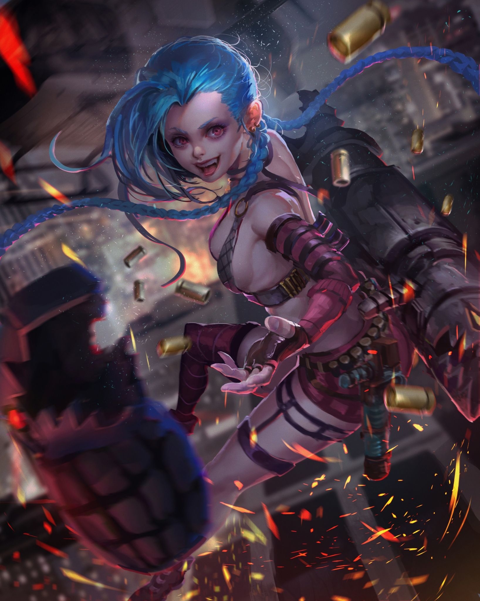 1640x2050 jinx ♡. League of legends, Jinx league of legends, Character art, Phone