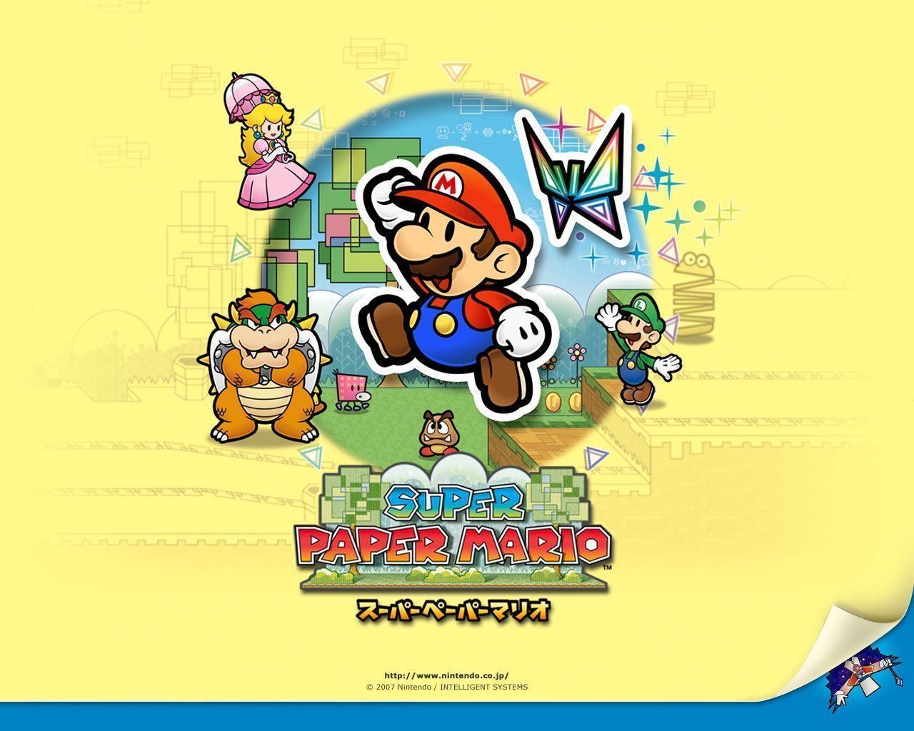 1280x1030 Super Paper Mario, Desktop