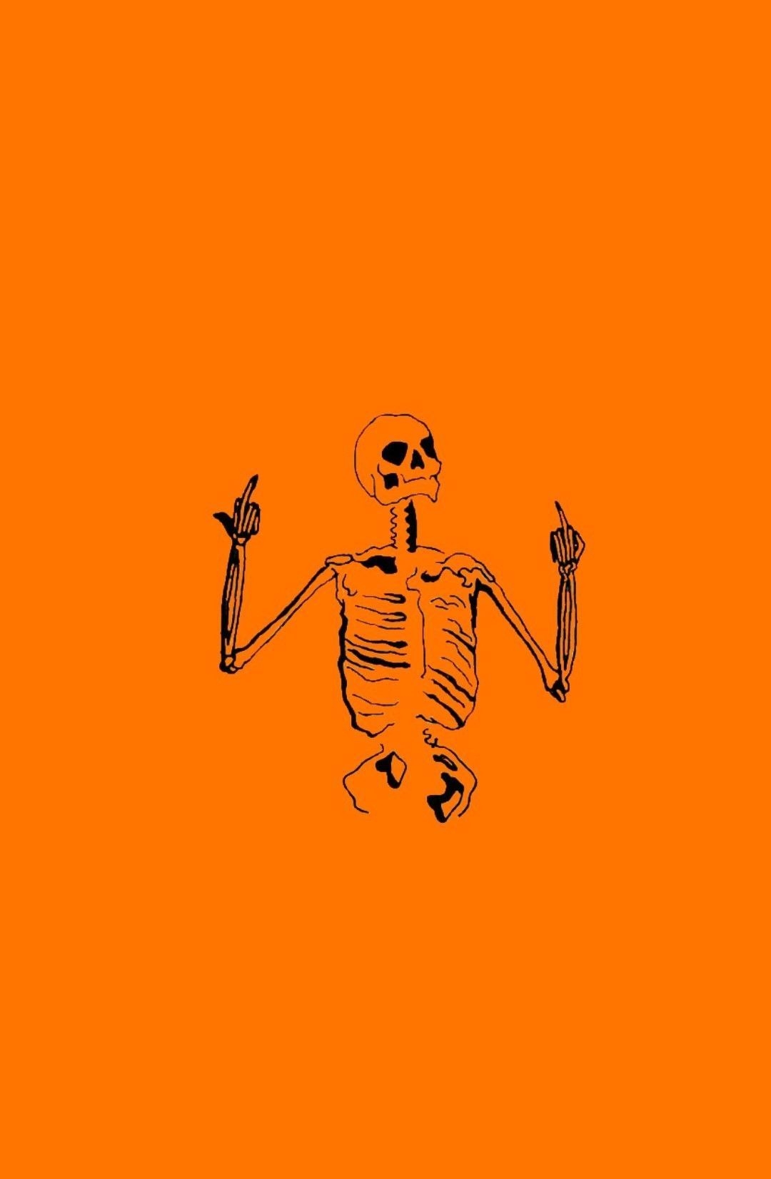 1080x1660 Halloween Skull Aesthetic Wallpaper.wallpaperaccess.com, Phone